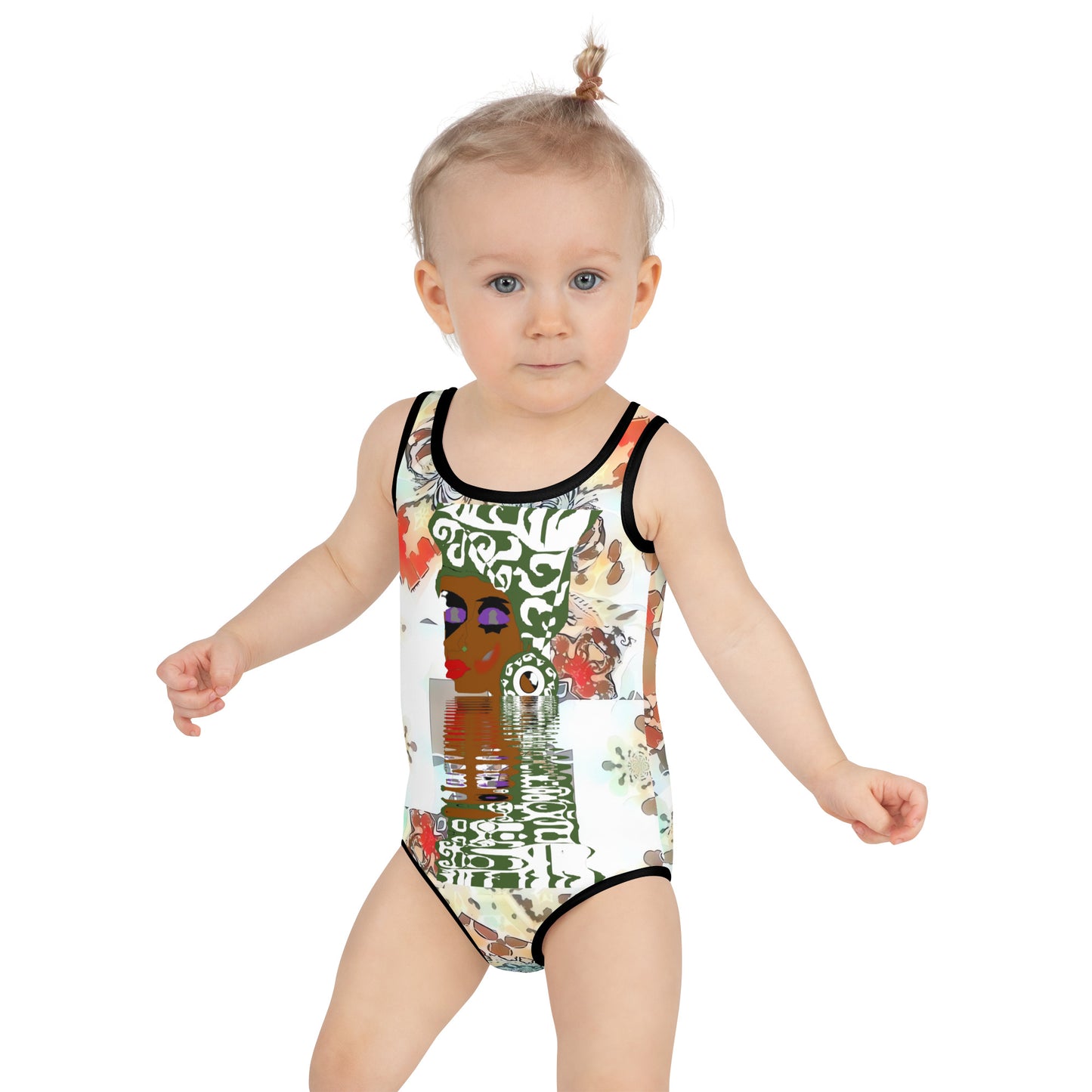 All-Over Print Kids Swimsuit