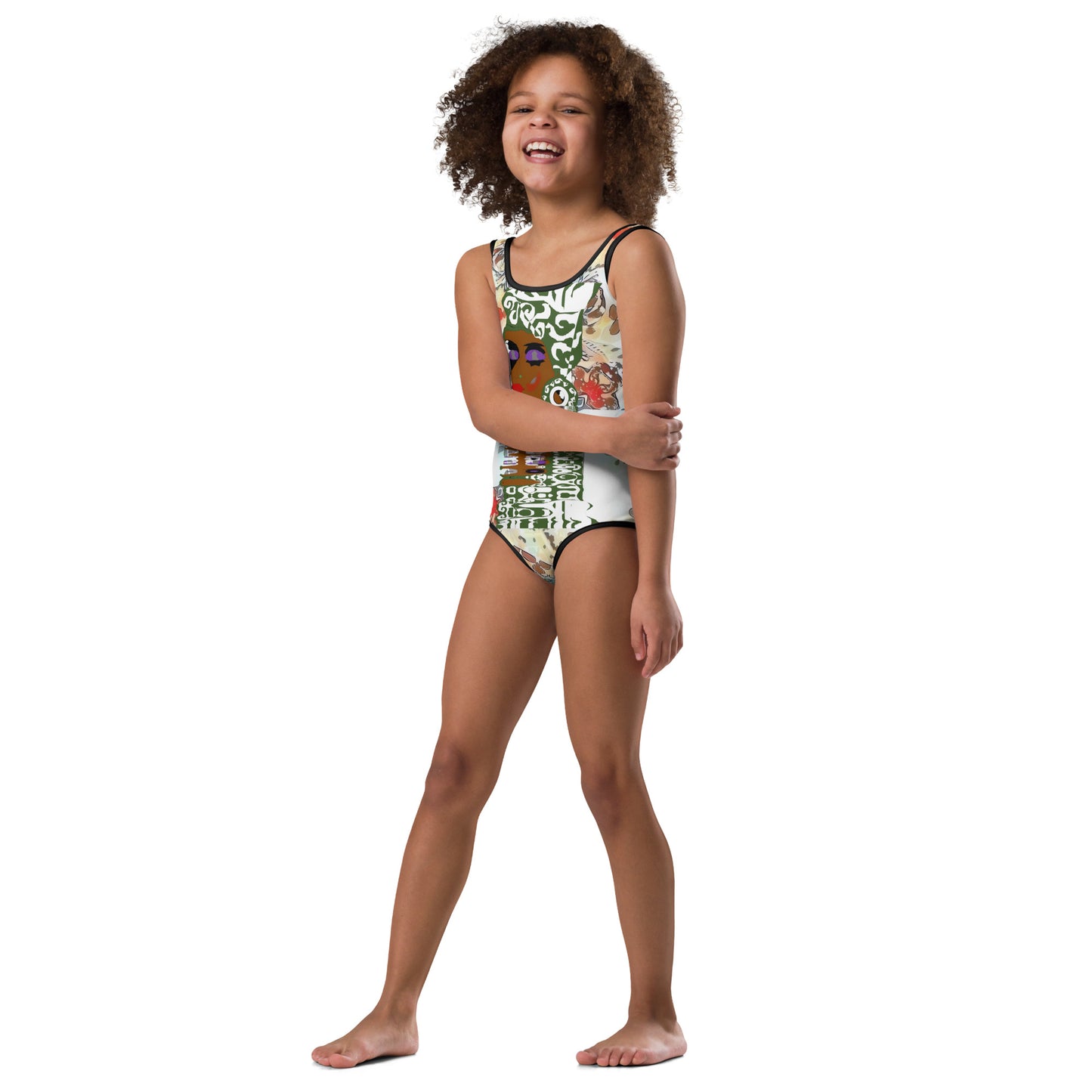 All-Over Print Kids Swimsuit