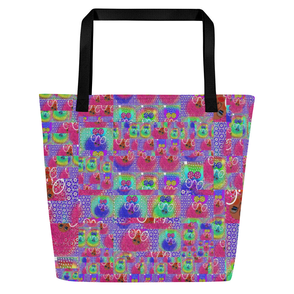 All-Over Print Large Tote Bag