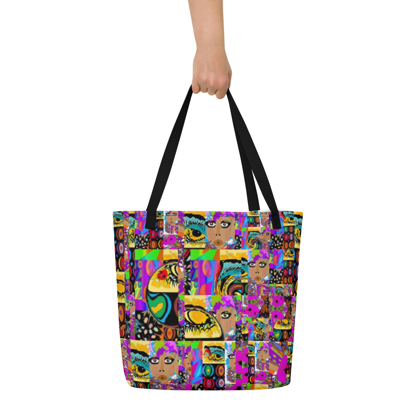 All-Over Print Large Tote Bag