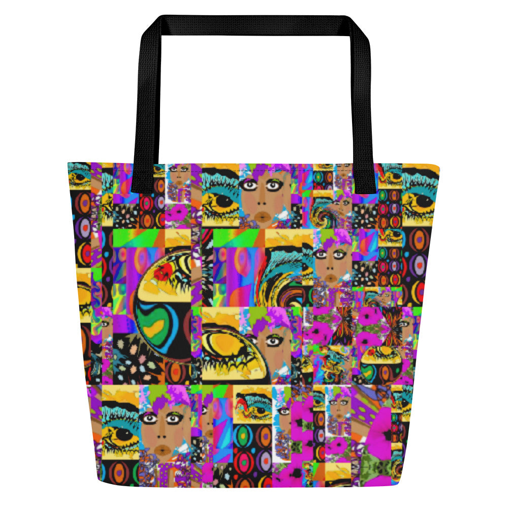 All-Over Print Large Tote Bag