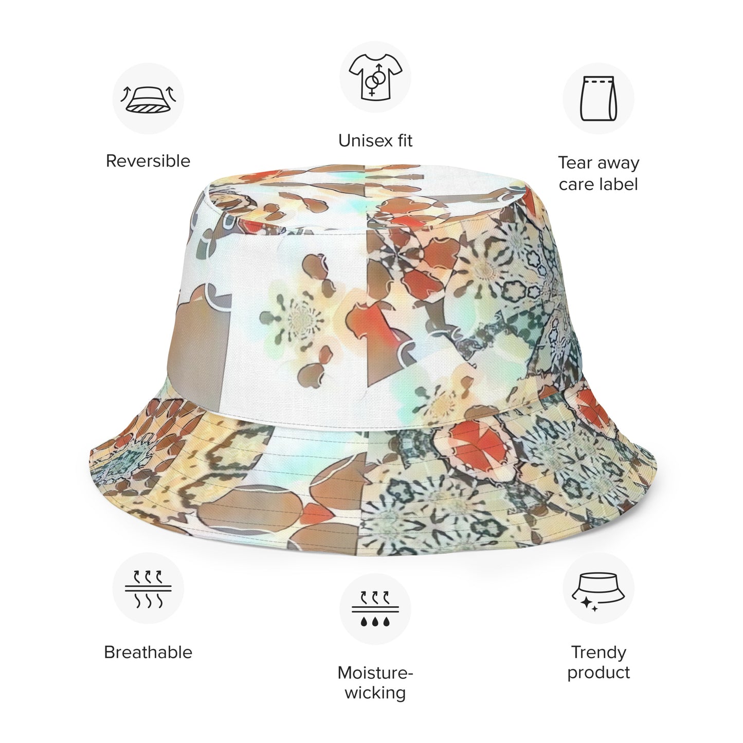 Reversible bucket hat