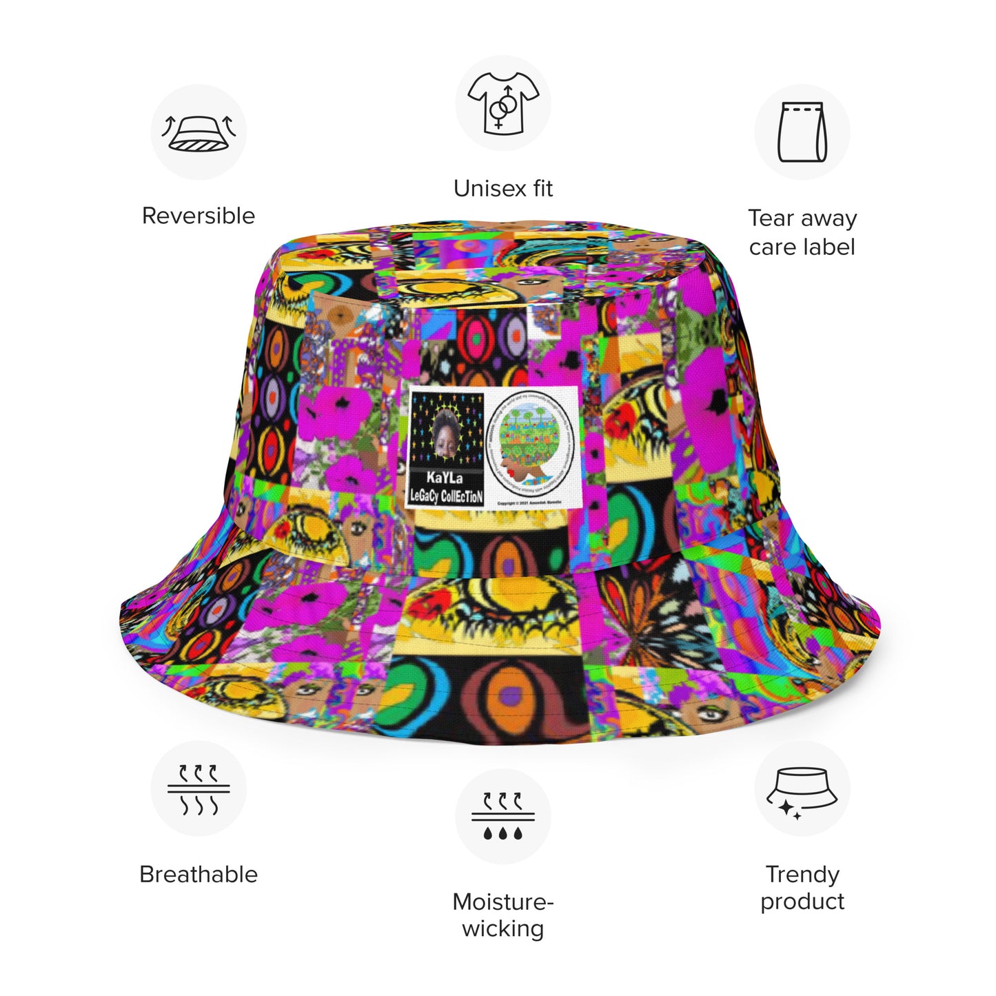 Reversible bucket hat