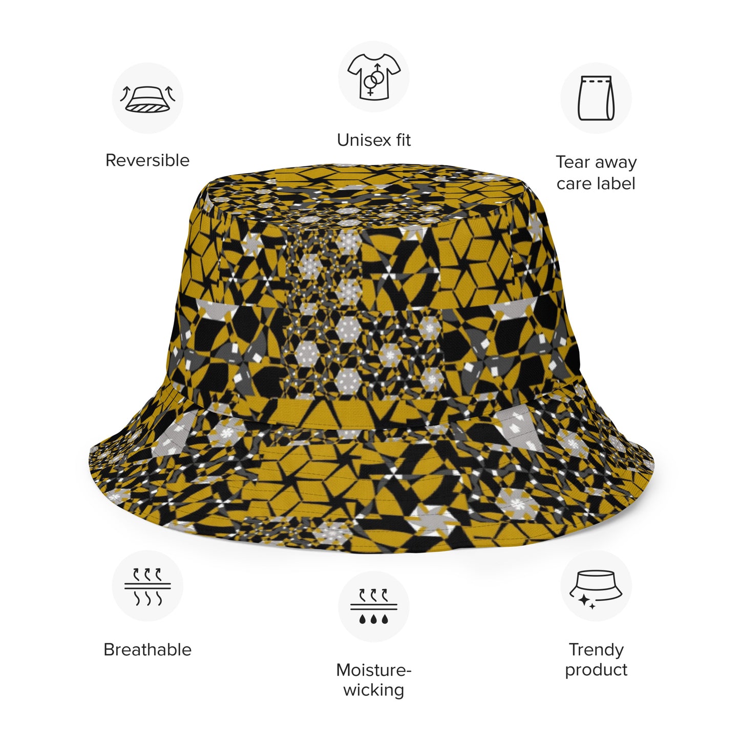 Reversible bucket hat