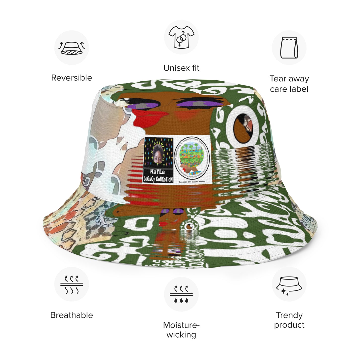 Reversible bucket hat