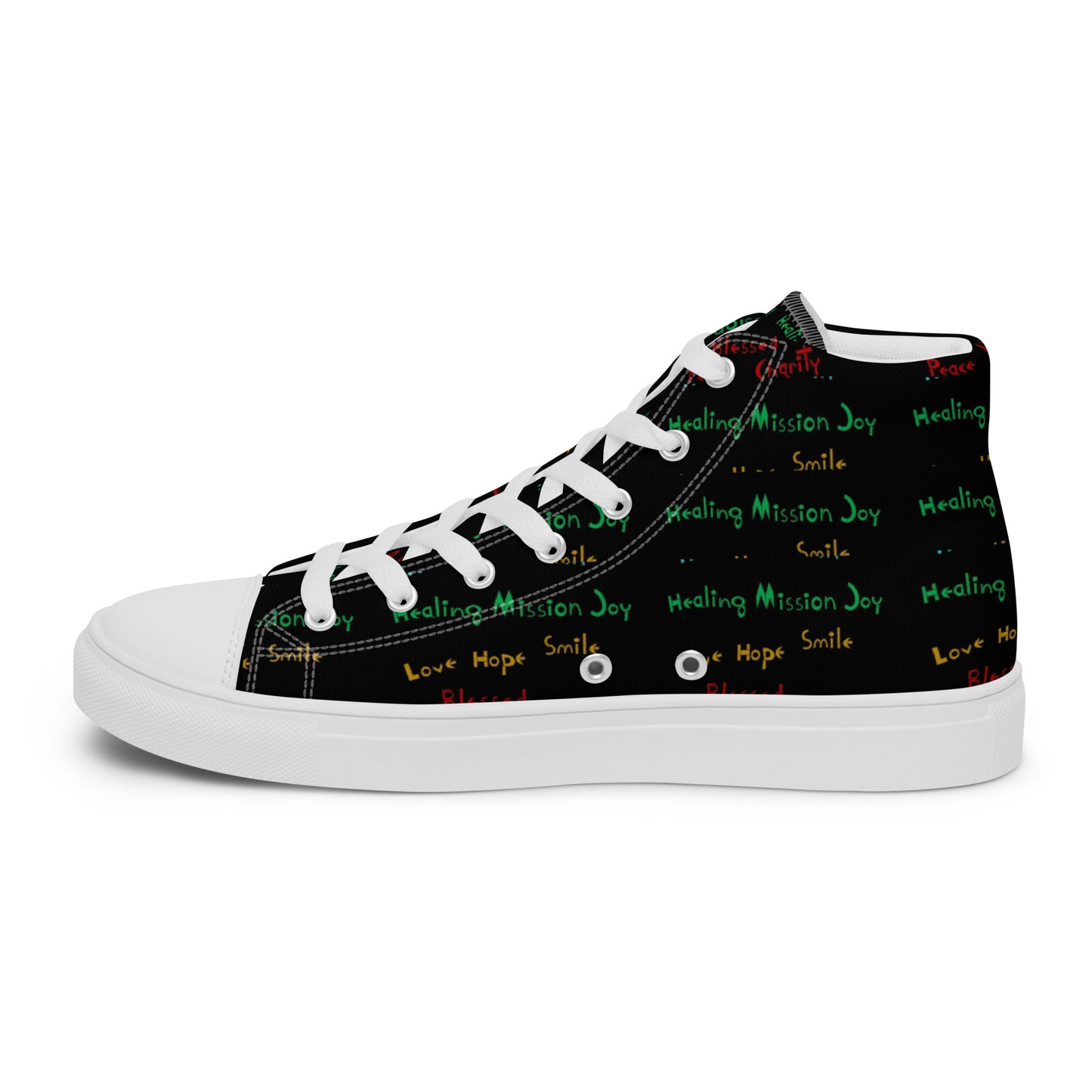 Men’s high top canvas shoes