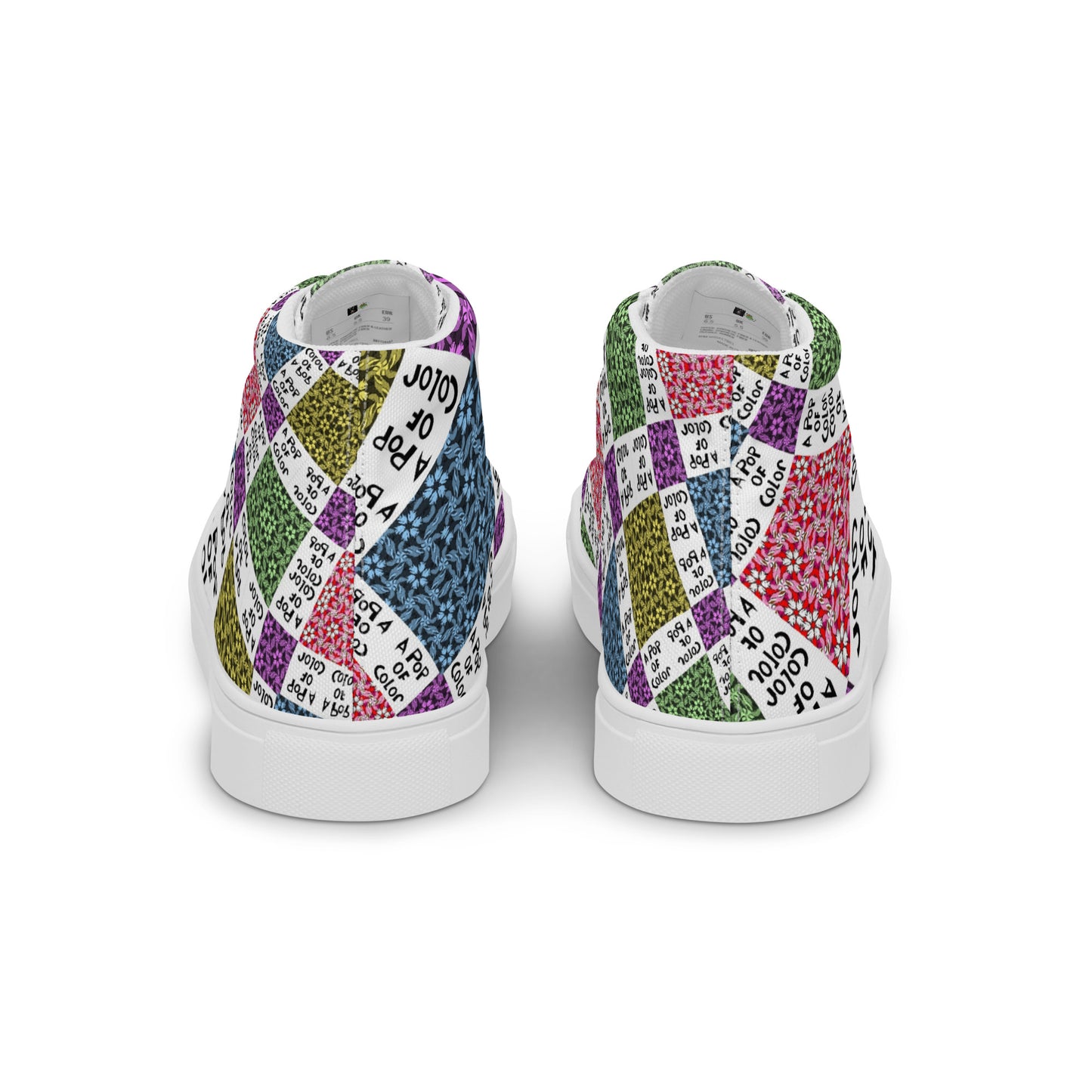 Women’s high top canvas shoes