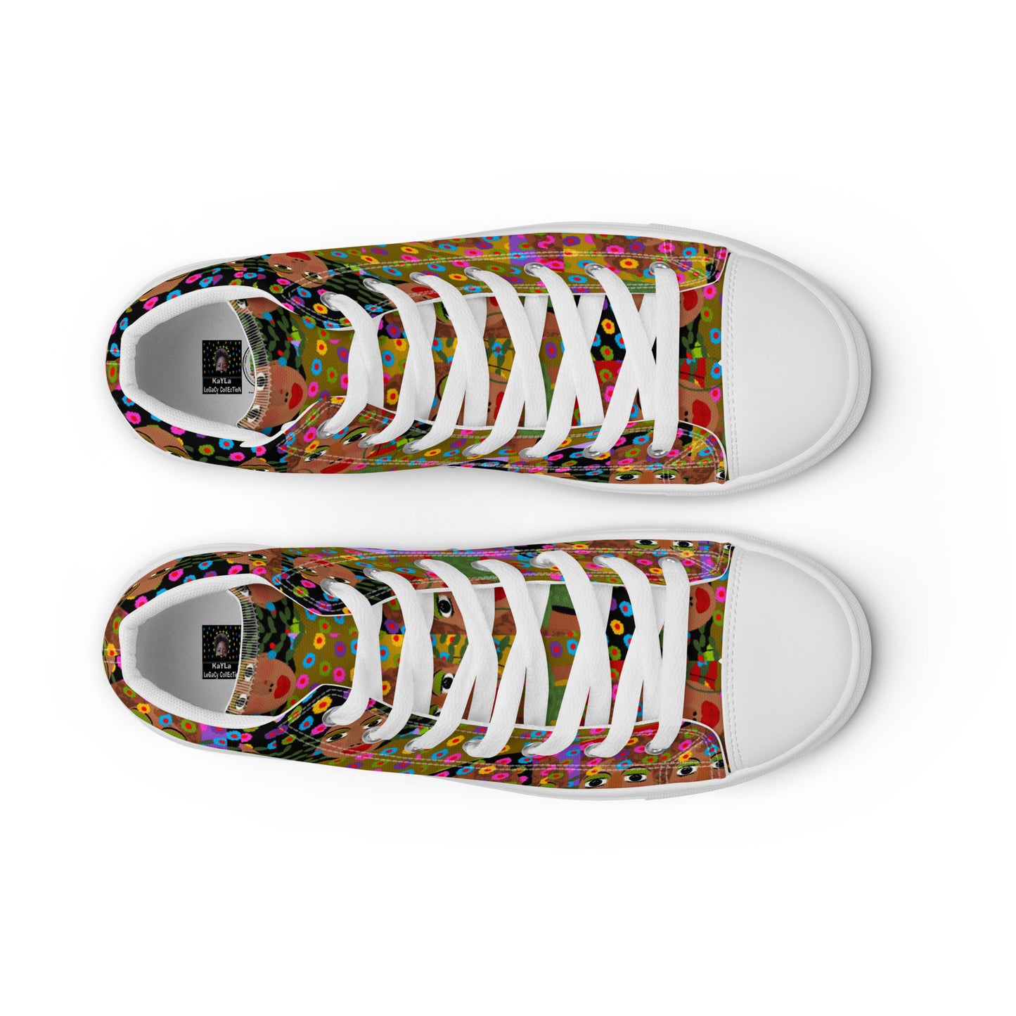 Women’s high top canvas shoes