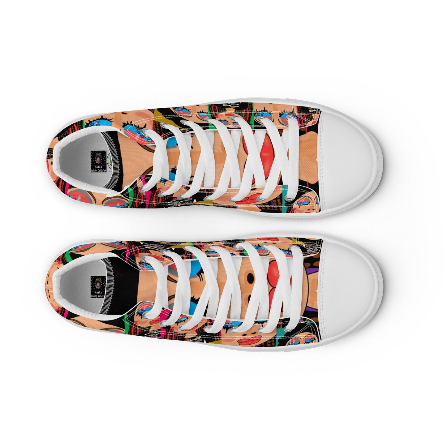 Women’s high top canvas shoes