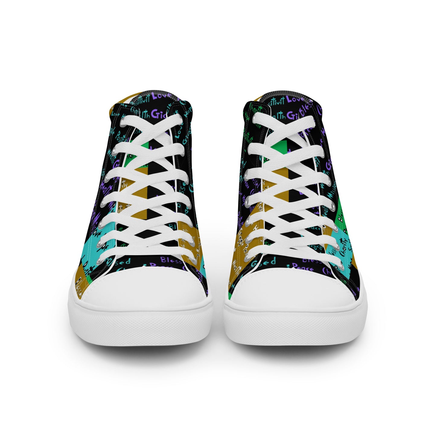 Women’s high top canvas shoes