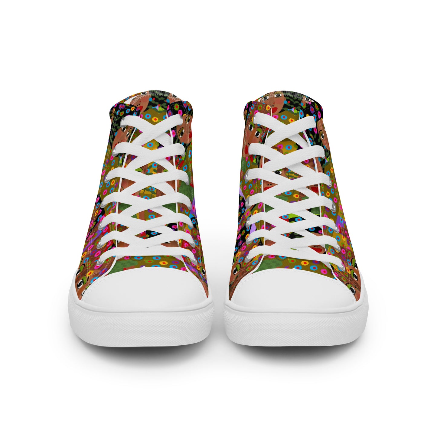 Women’s high top canvas shoes