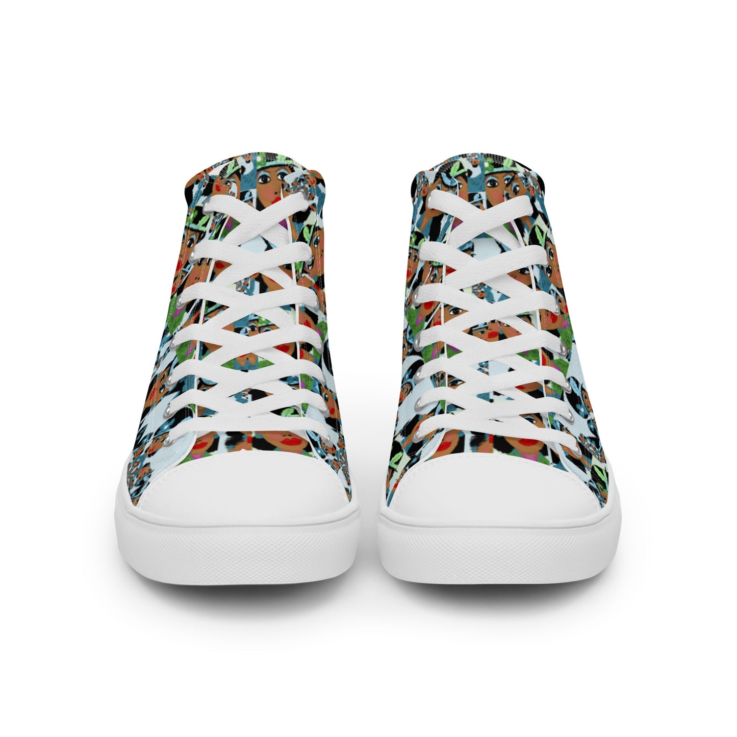 Women’s high top canvas shoes