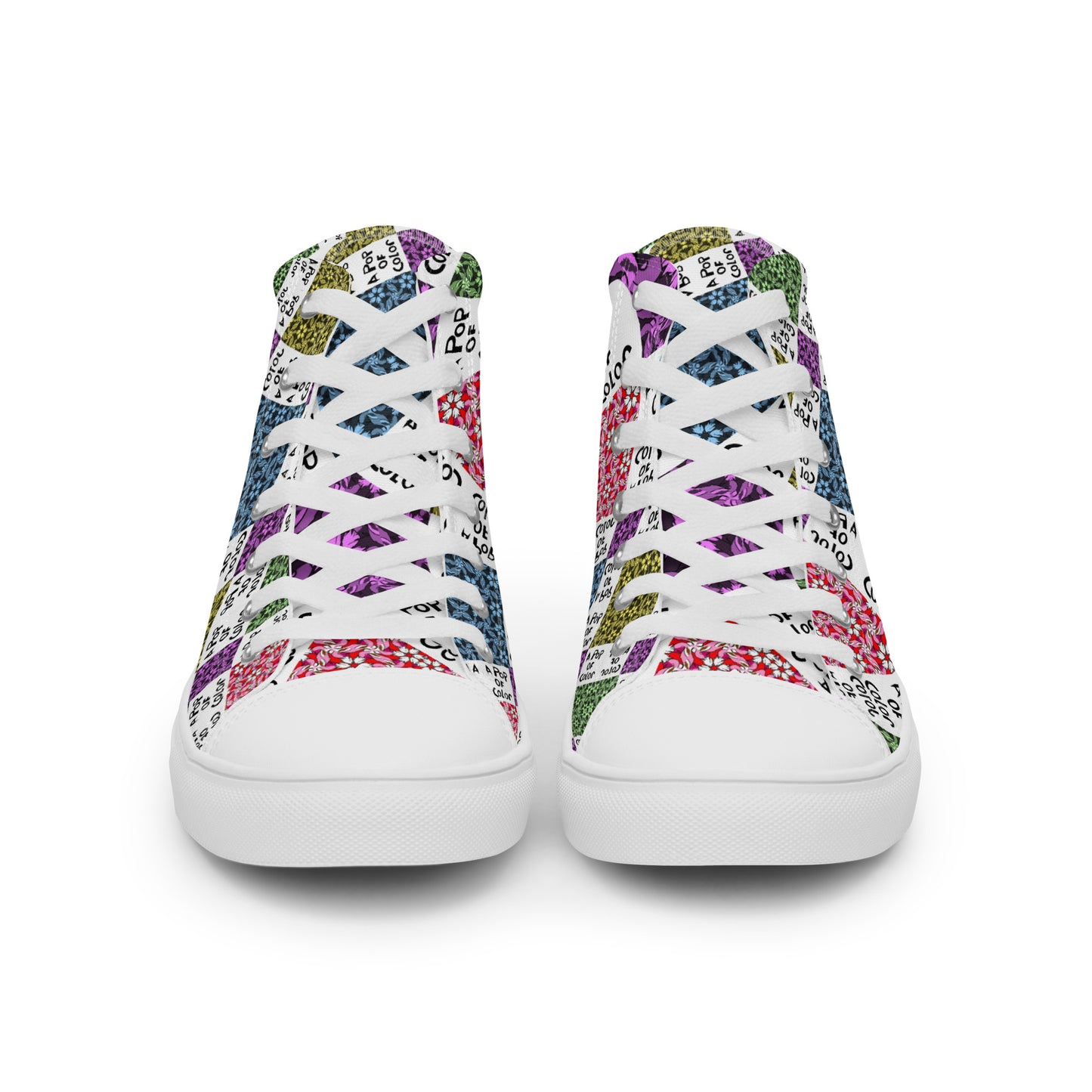 Women’s high top canvas shoes