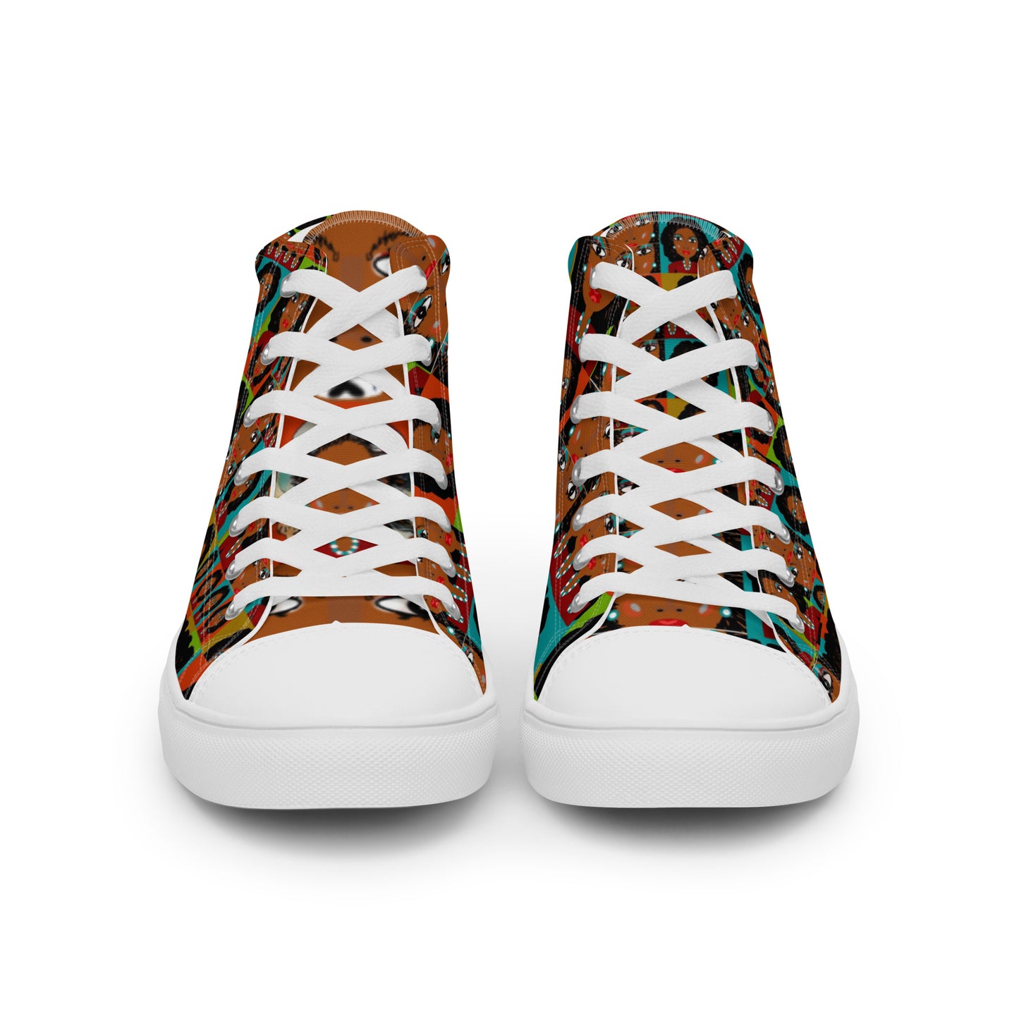 Women’s high top canvas shoes