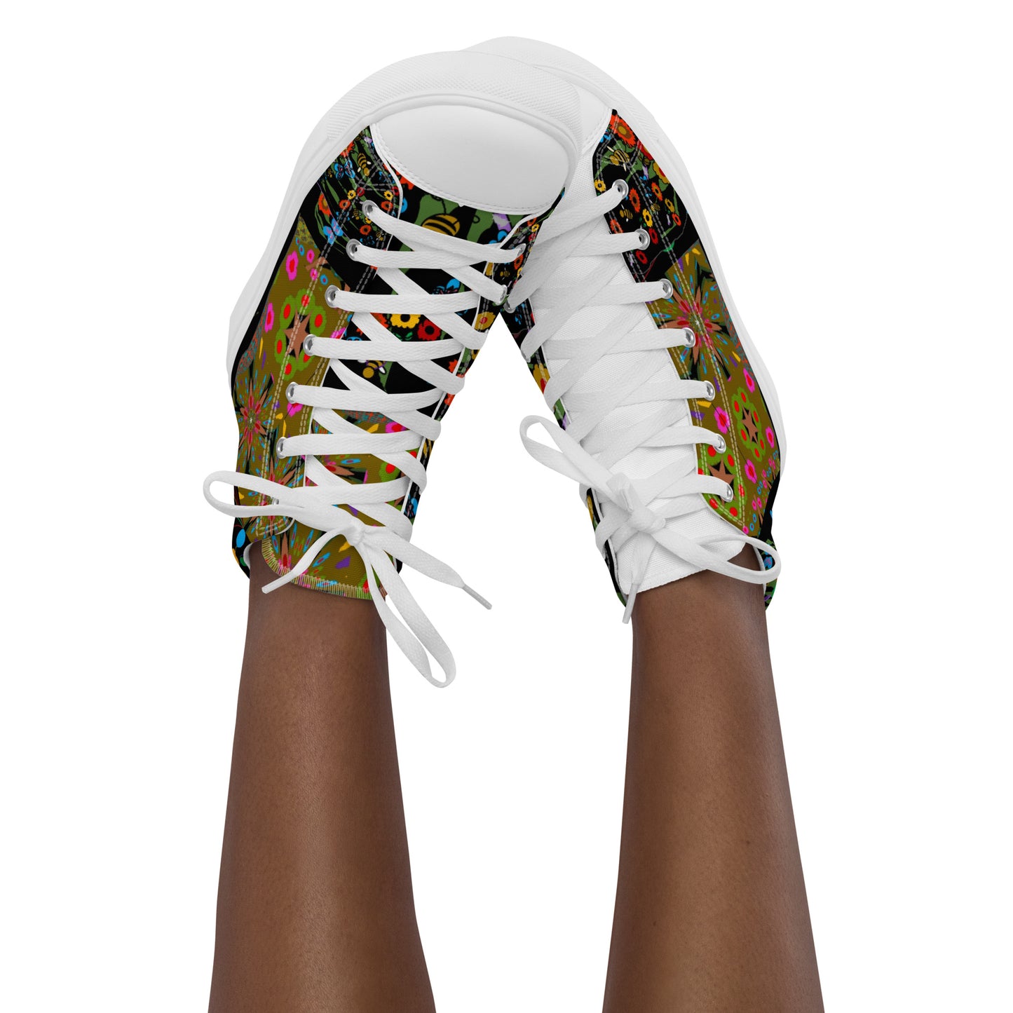 Women’s high top canvas shoes