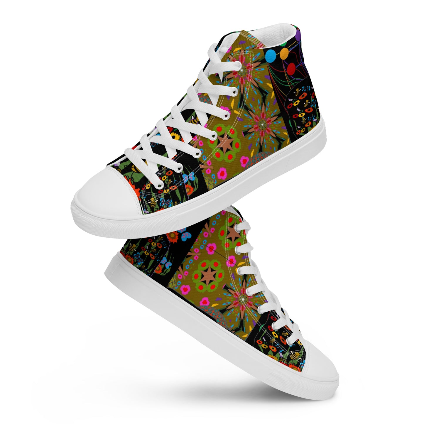 Women’s high top canvas shoes