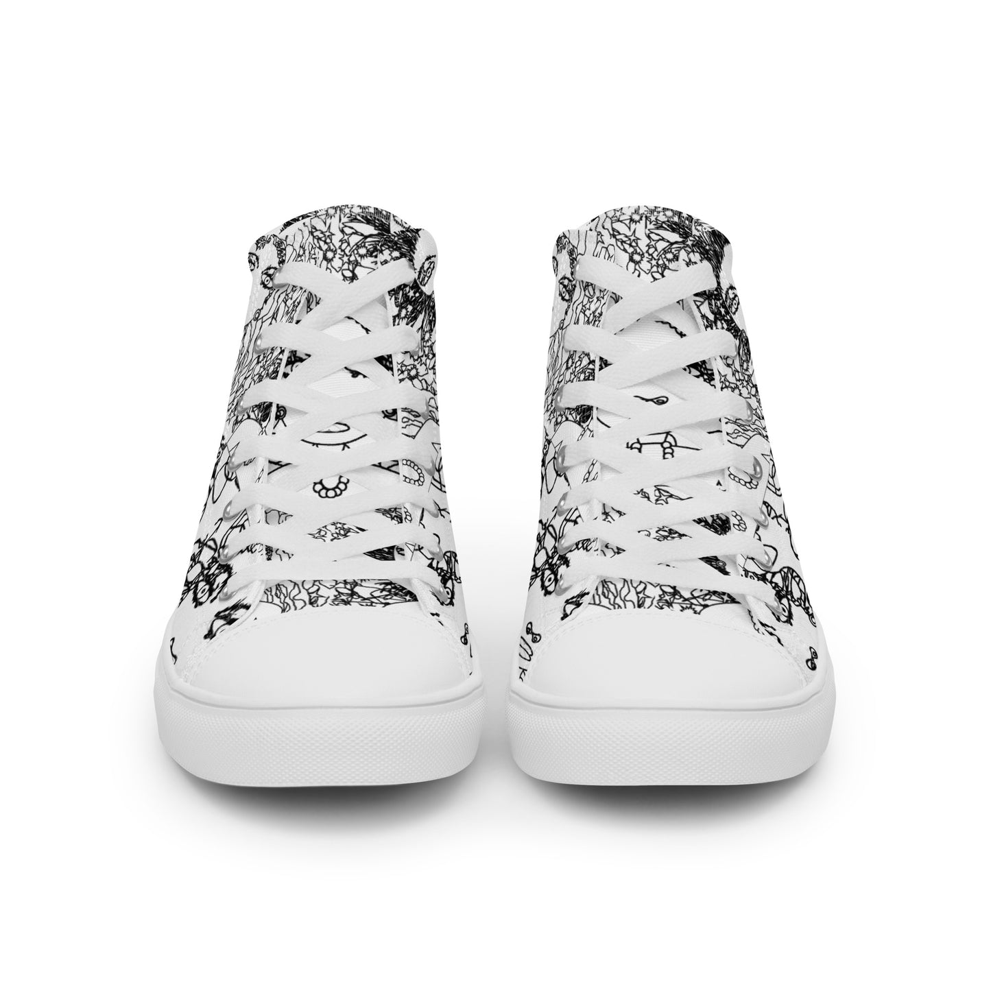 Women’s high top canvas shoes