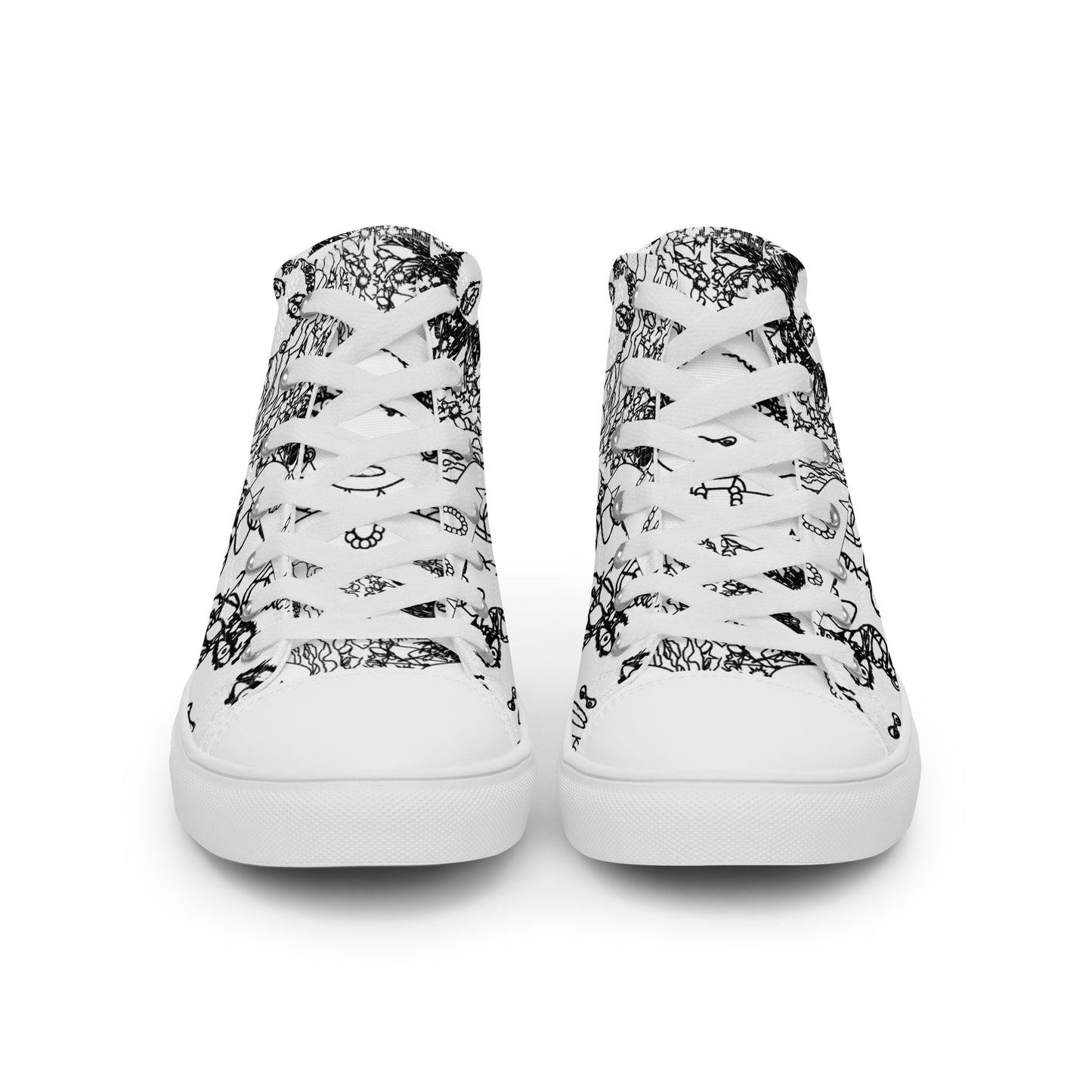 Women’s high top canvas shoes