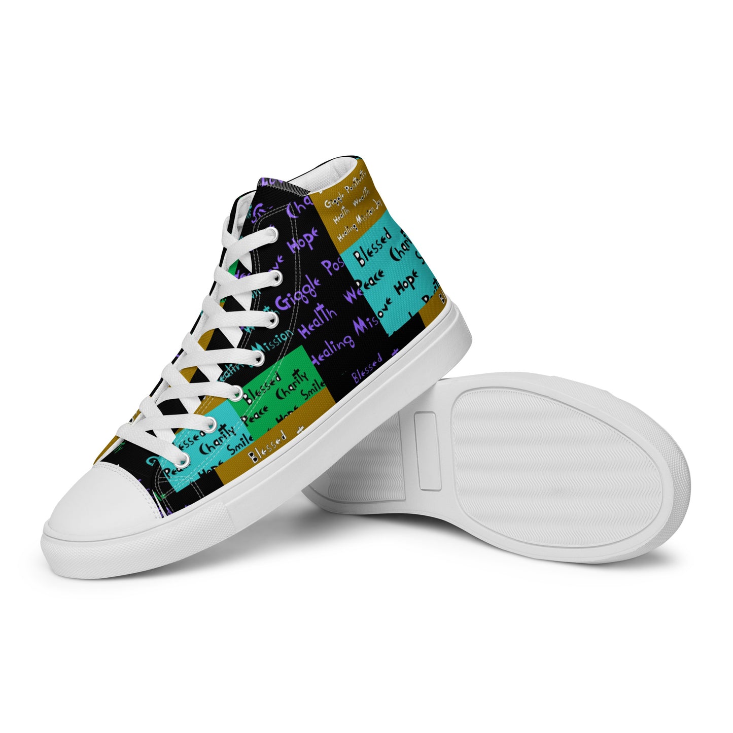 Women’s high top canvas shoes