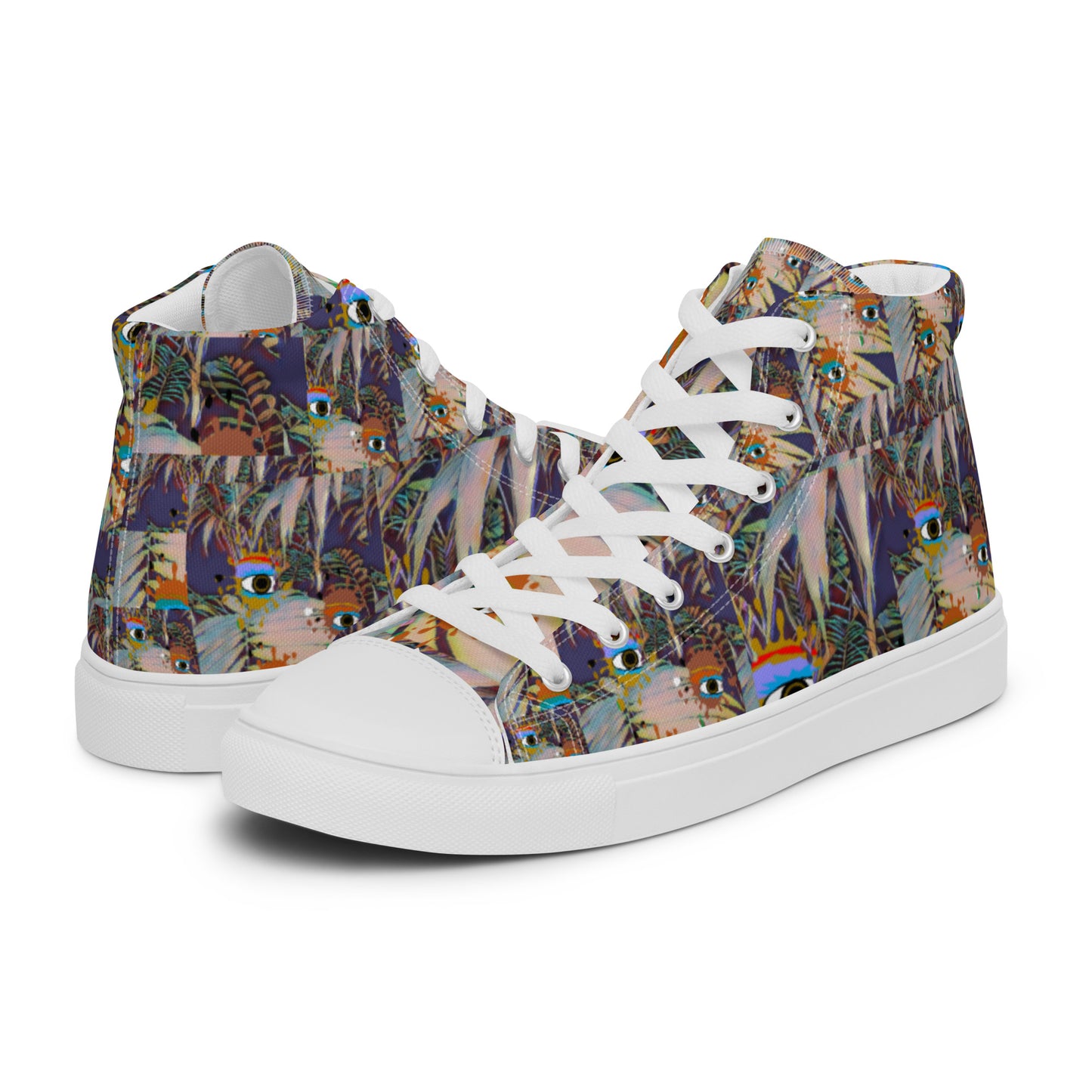 Women’s high top canvas shoes