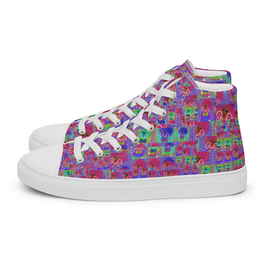 Women’s high top canvas shoes