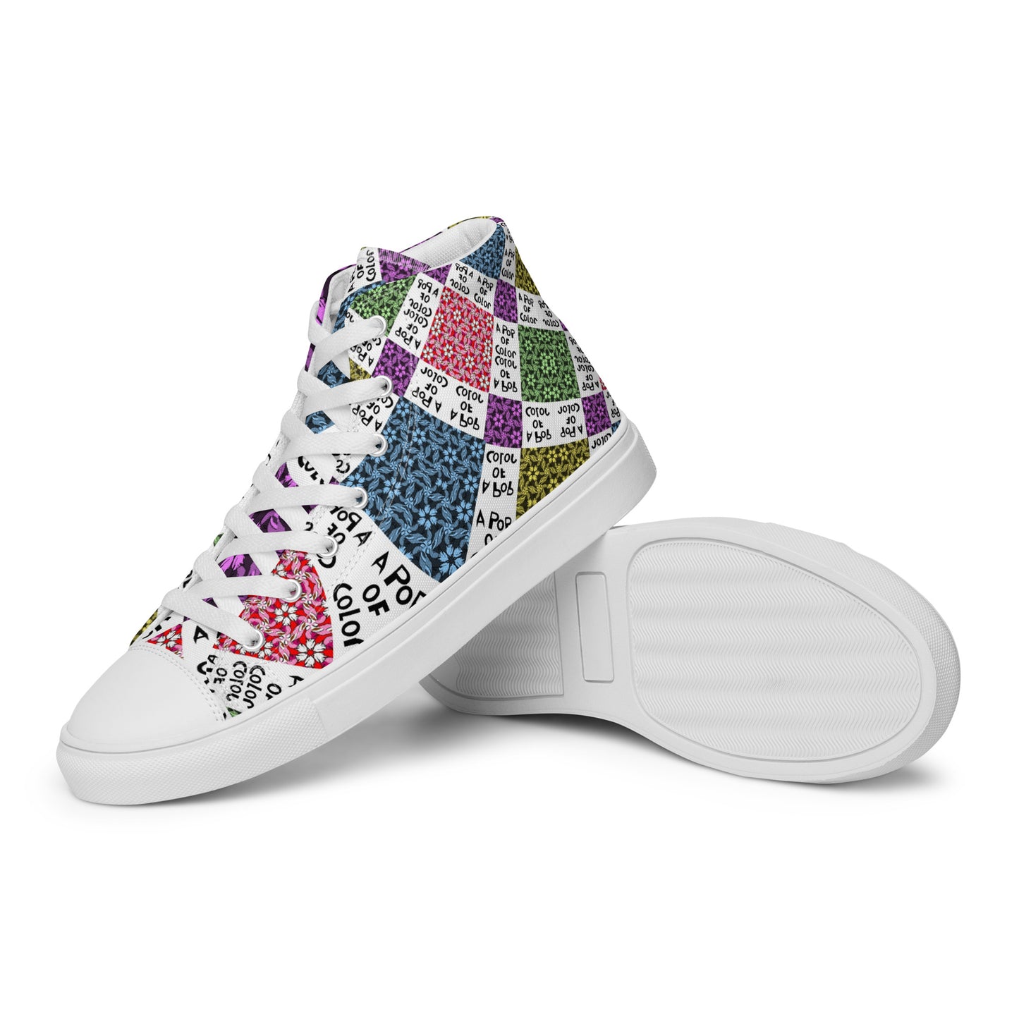 Women’s high top canvas shoes