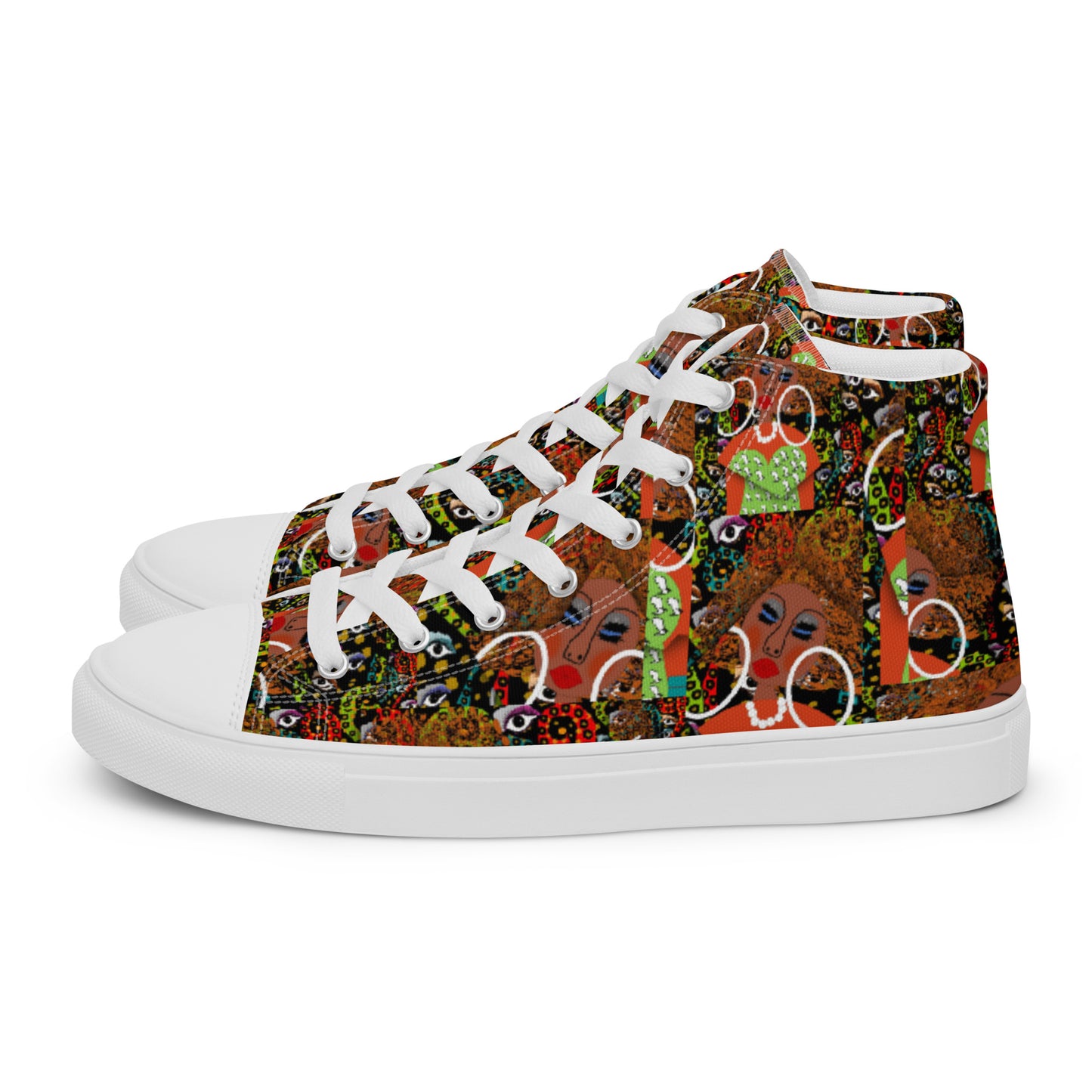 Women’s high top canvas shoes