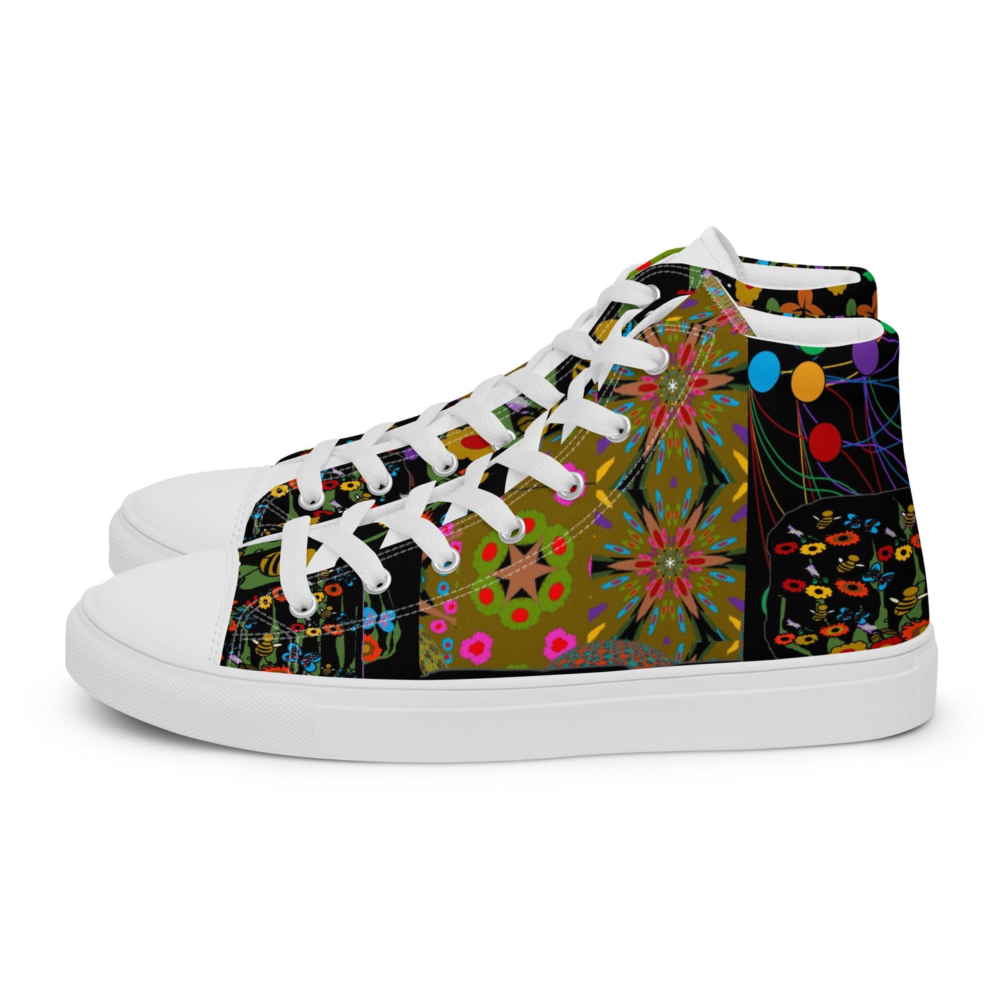 Women’s high top canvas shoes