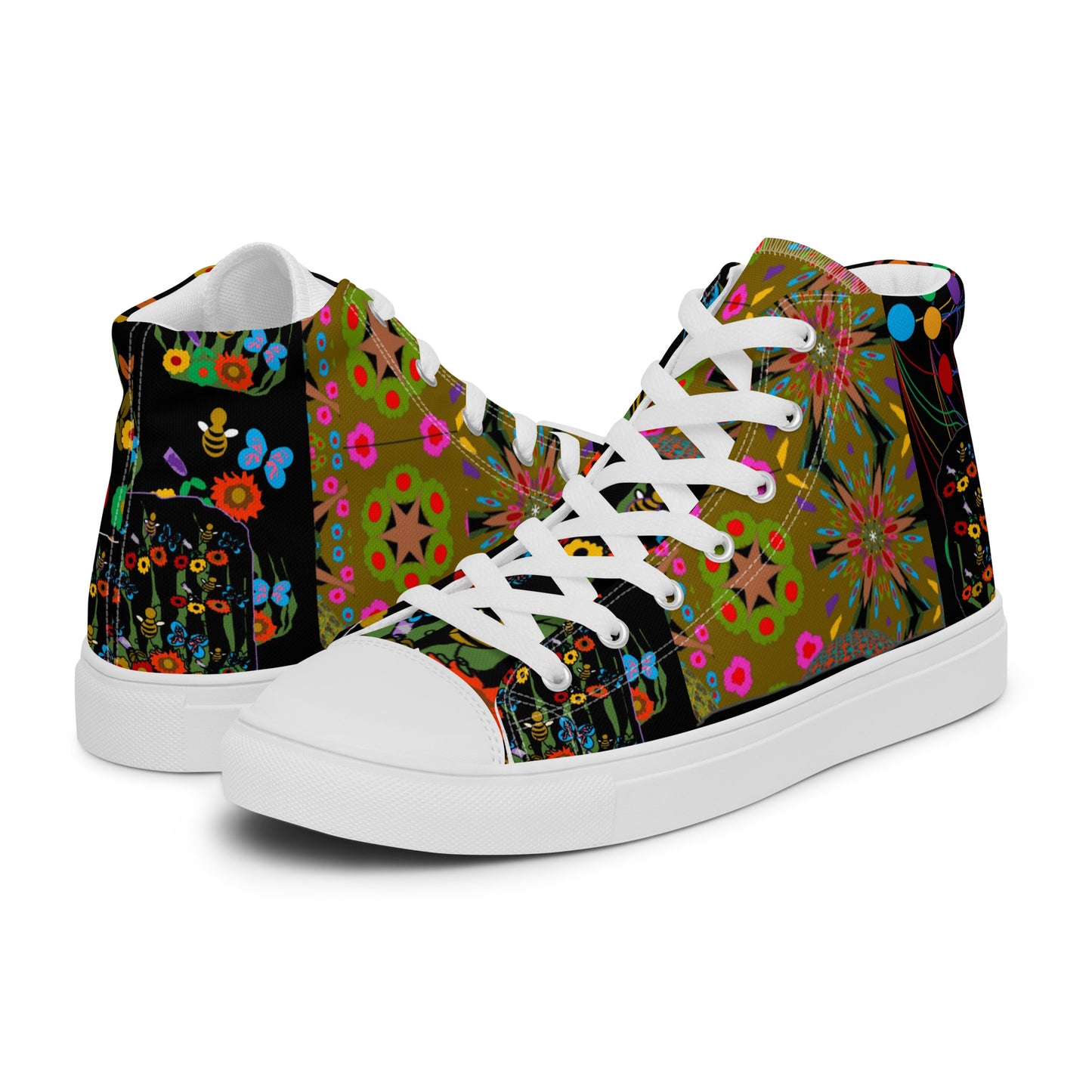 Women’s high top canvas shoes