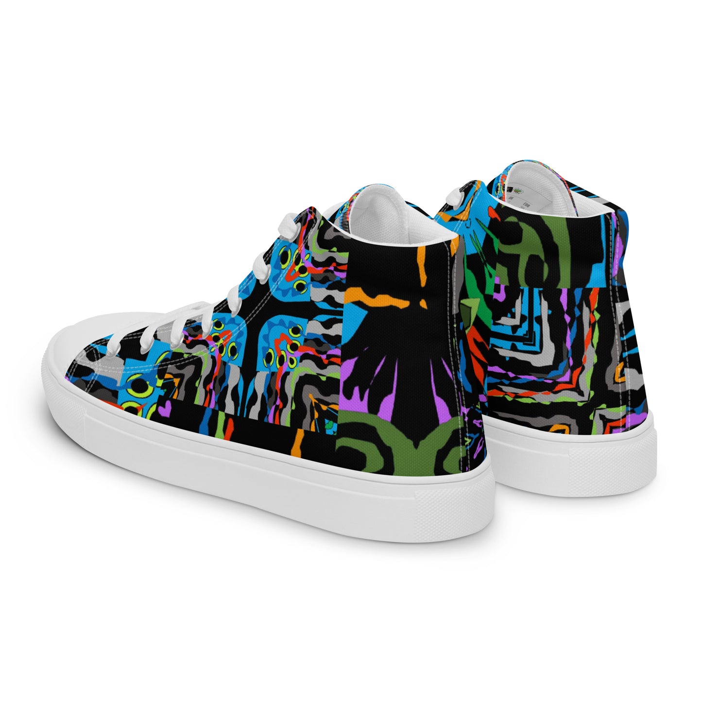 Women’s high top canvas shoes