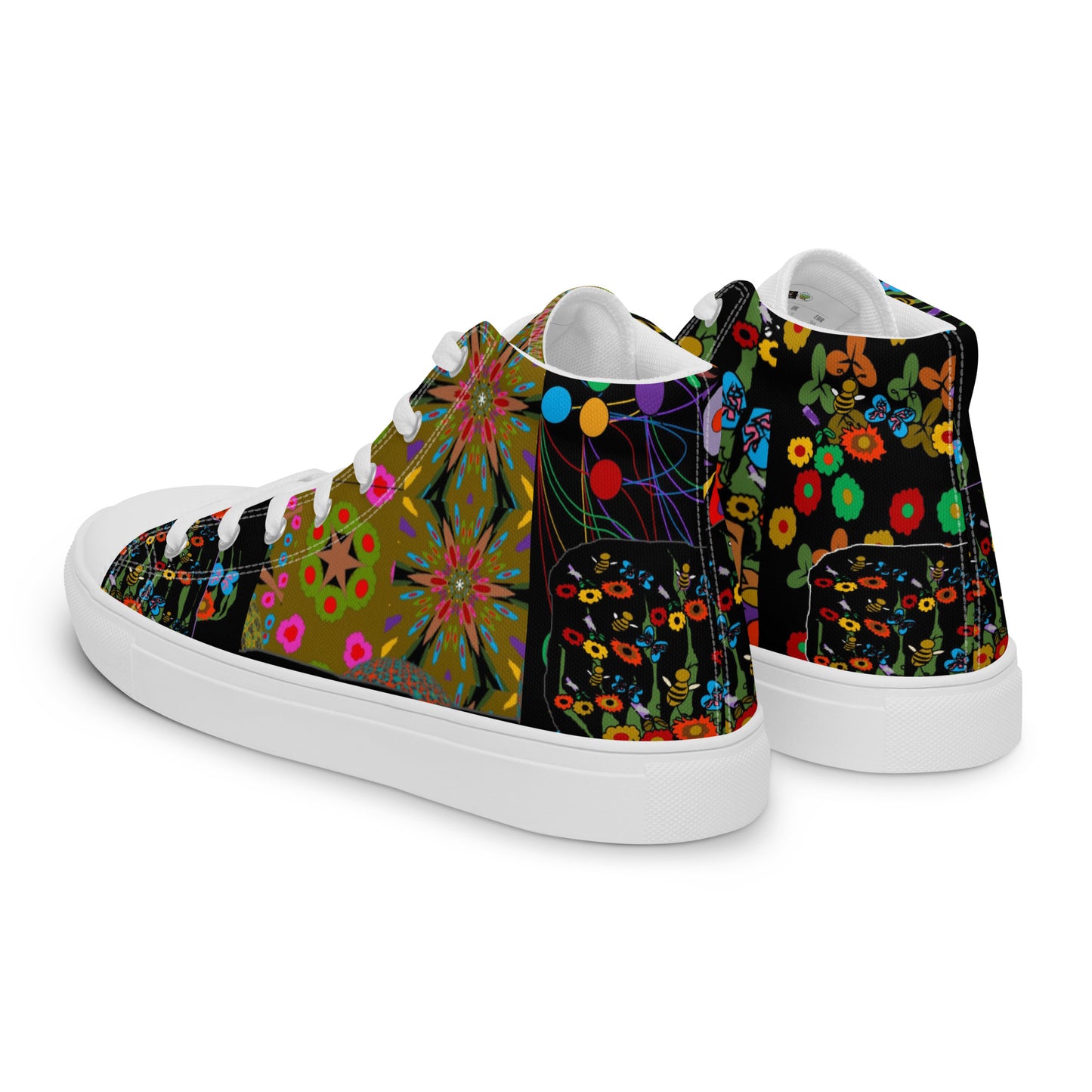 Women’s high top canvas shoes