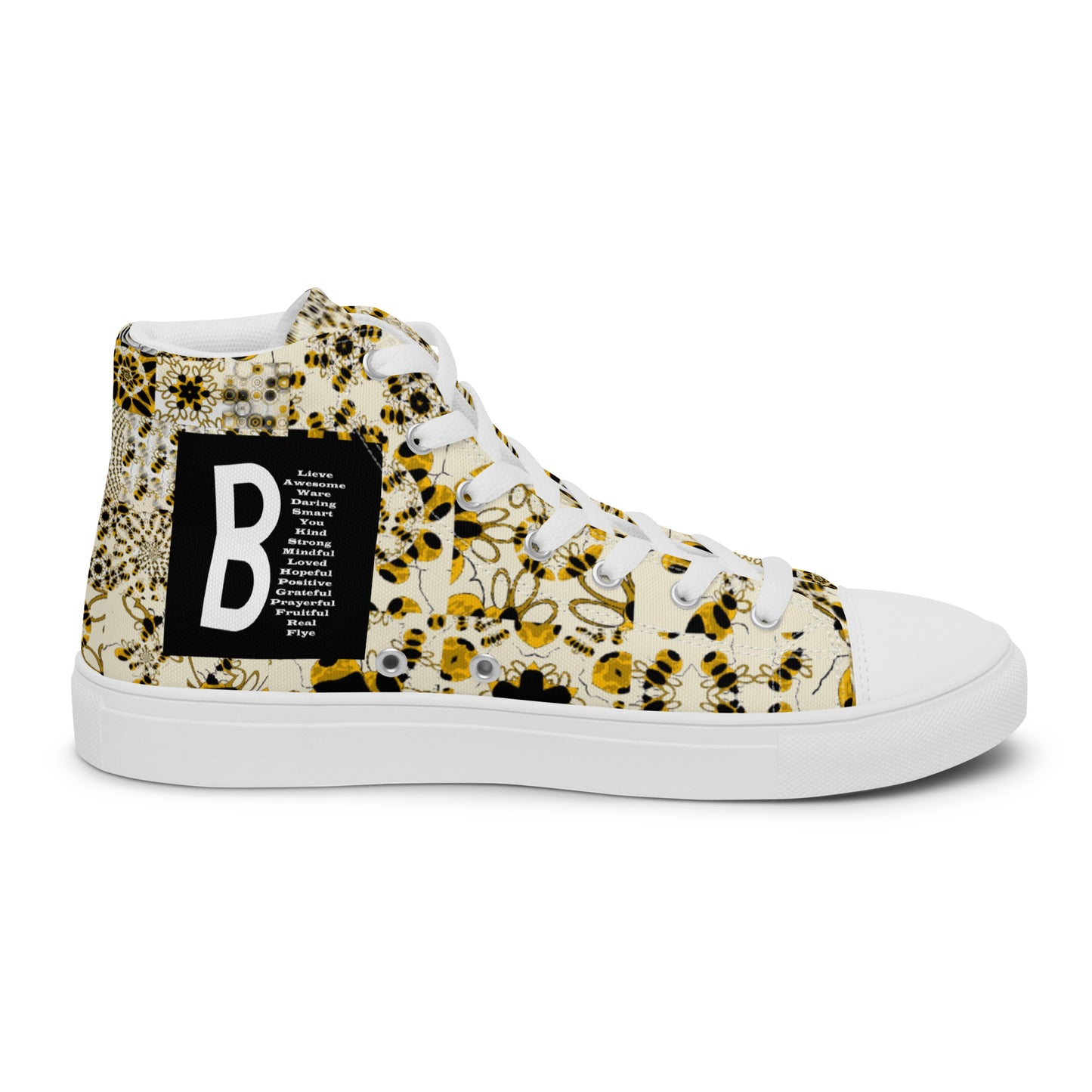 Women’s high top canvas shoes