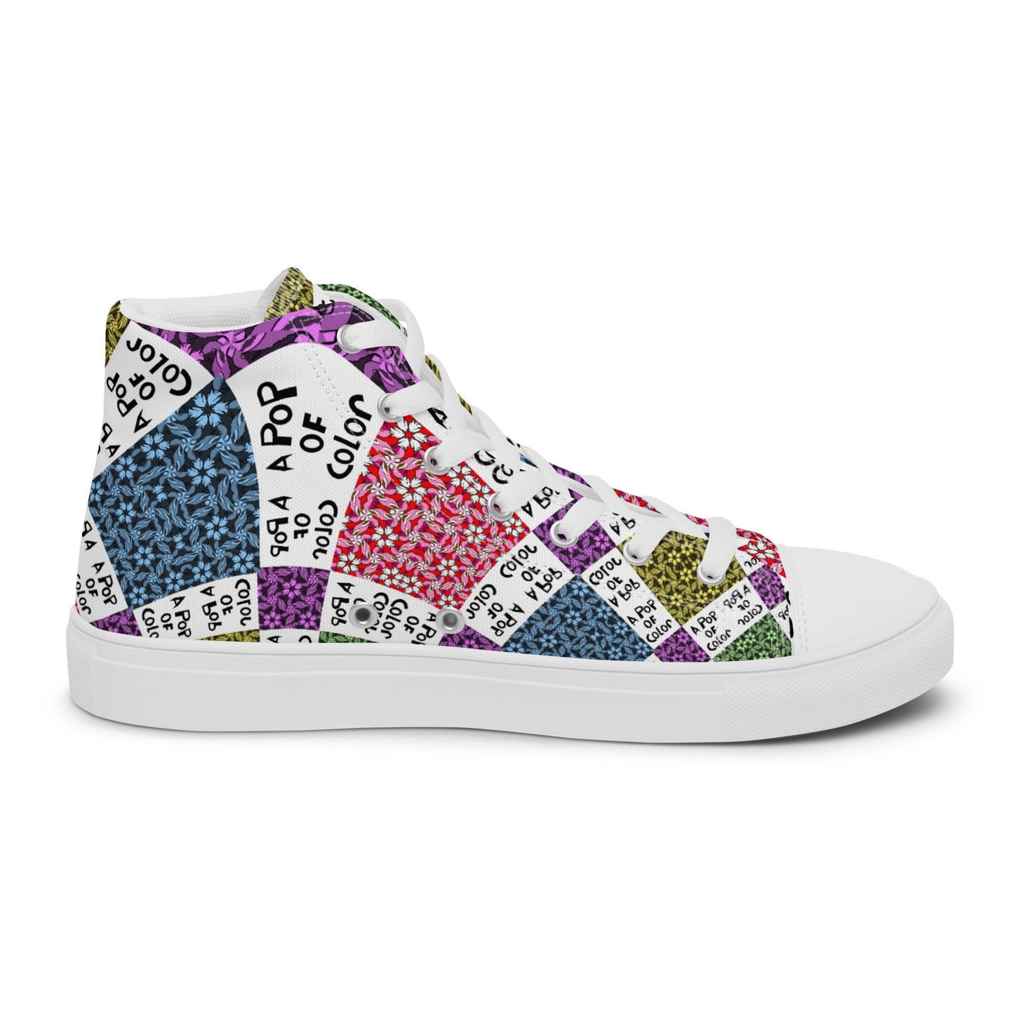 Women’s high top canvas shoes