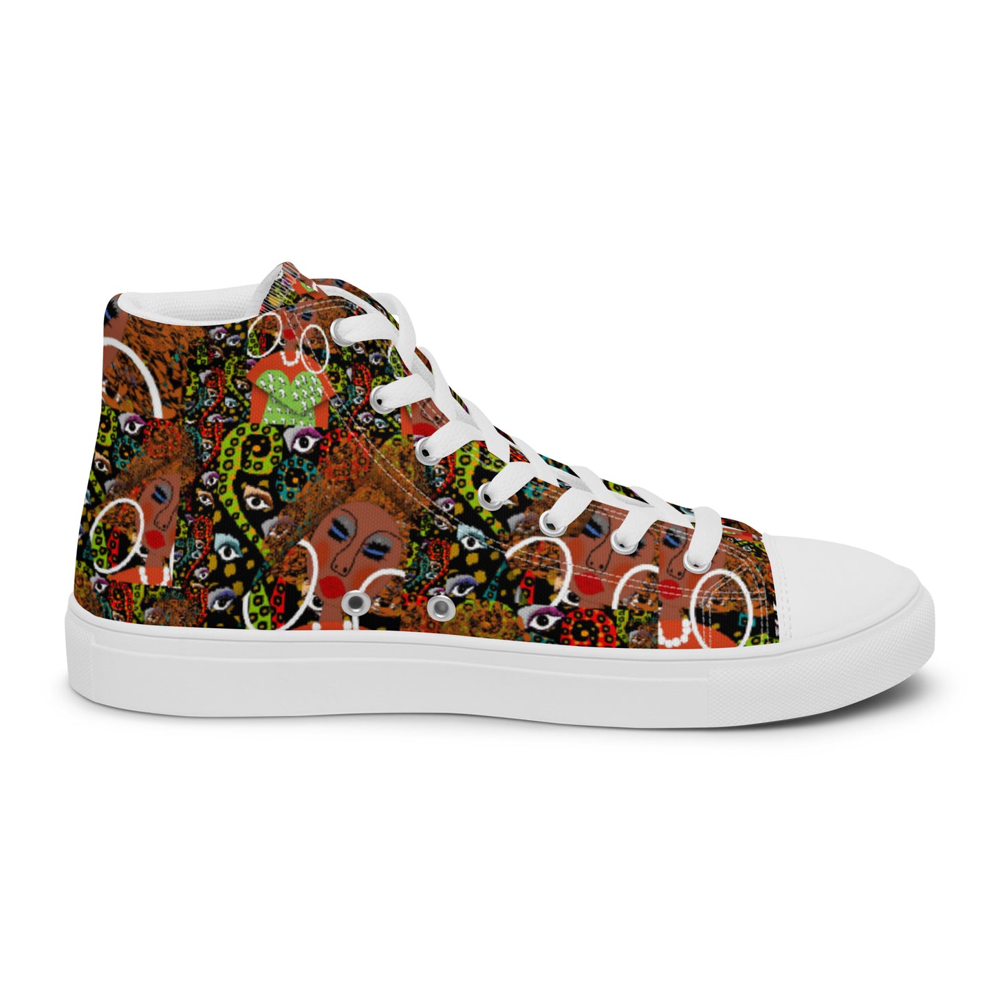 Women’s high top canvas shoes