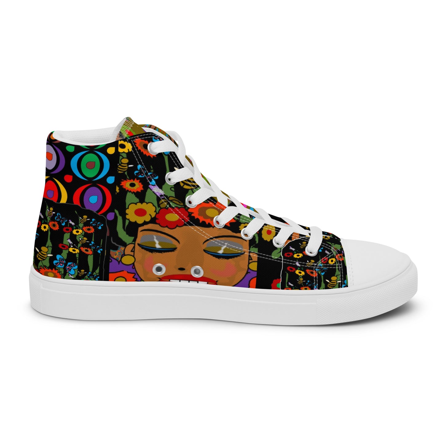 Women’s high top canvas shoes