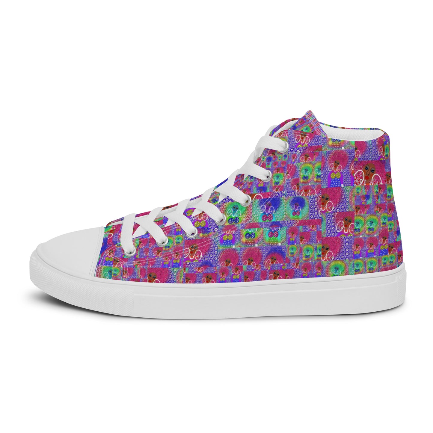 Women’s high top canvas shoes