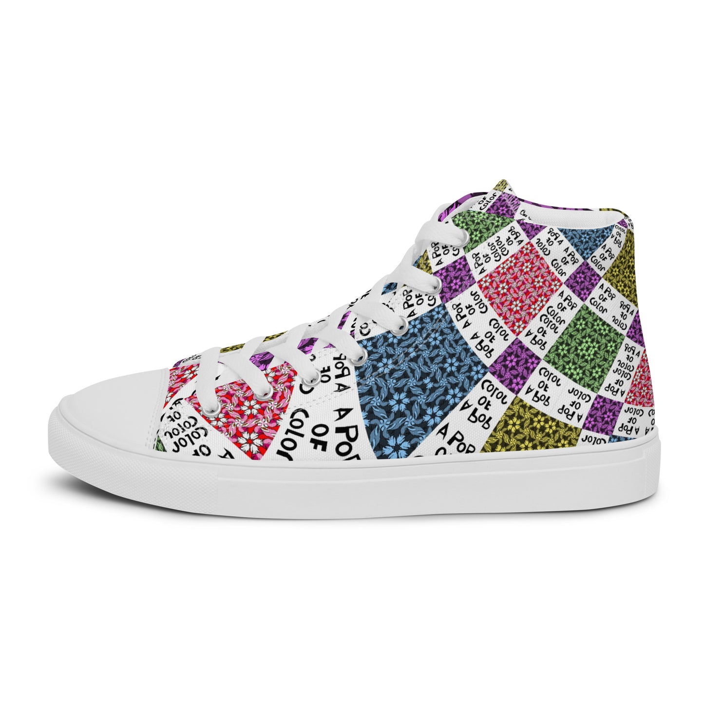 Women’s high top canvas shoes