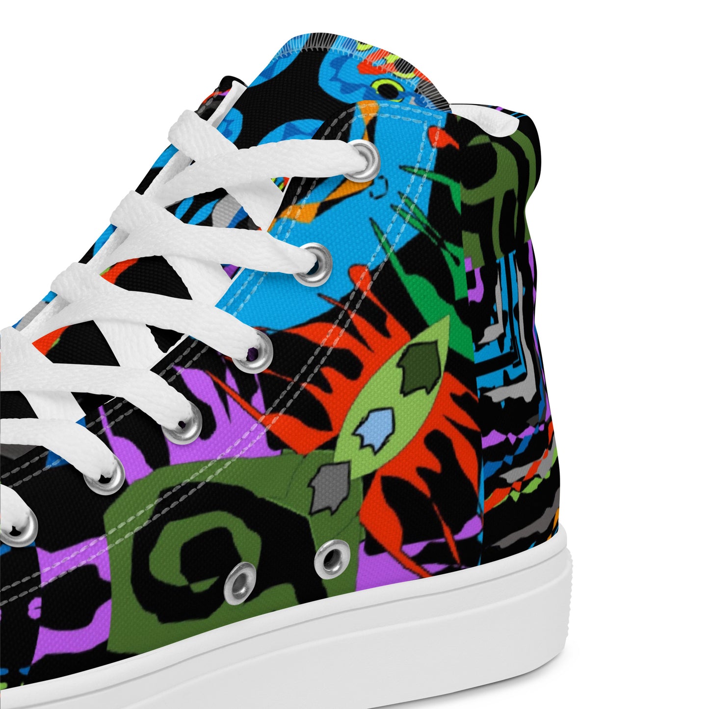 Women’s high top canvas shoes