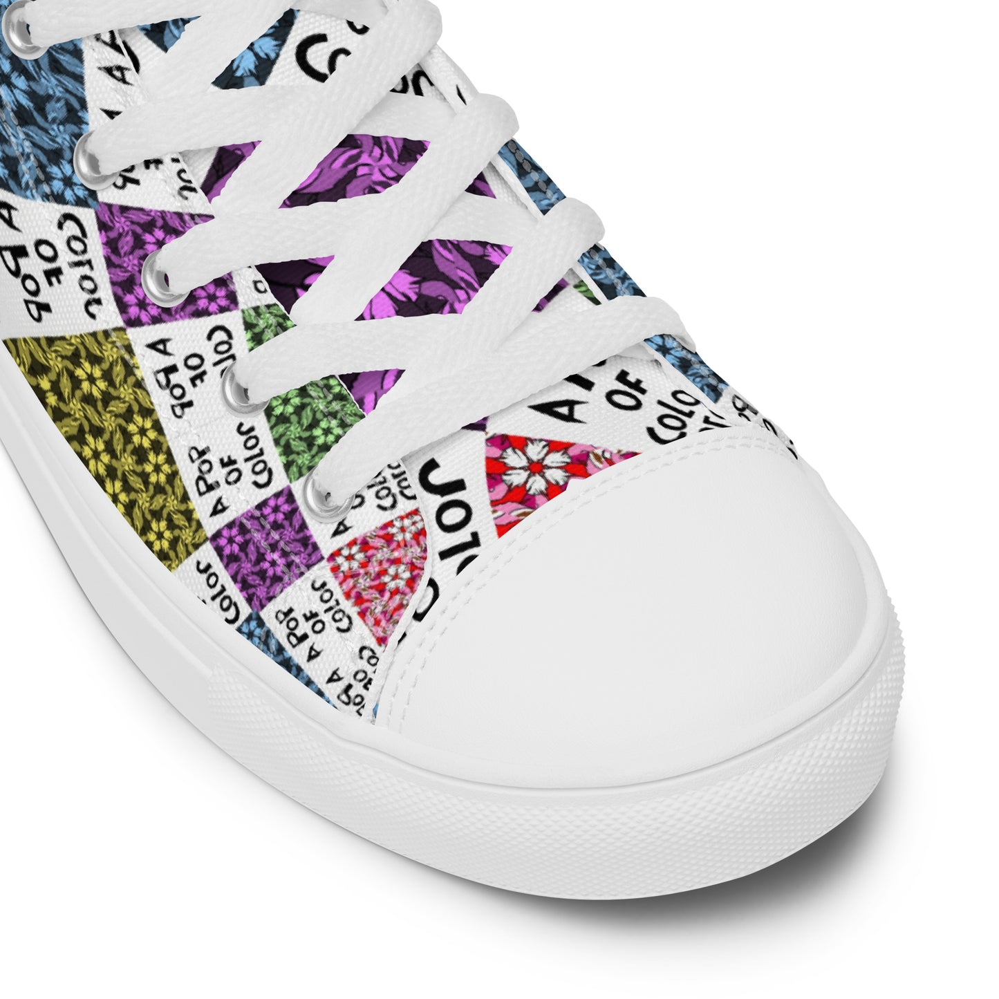 Women’s high top canvas shoes