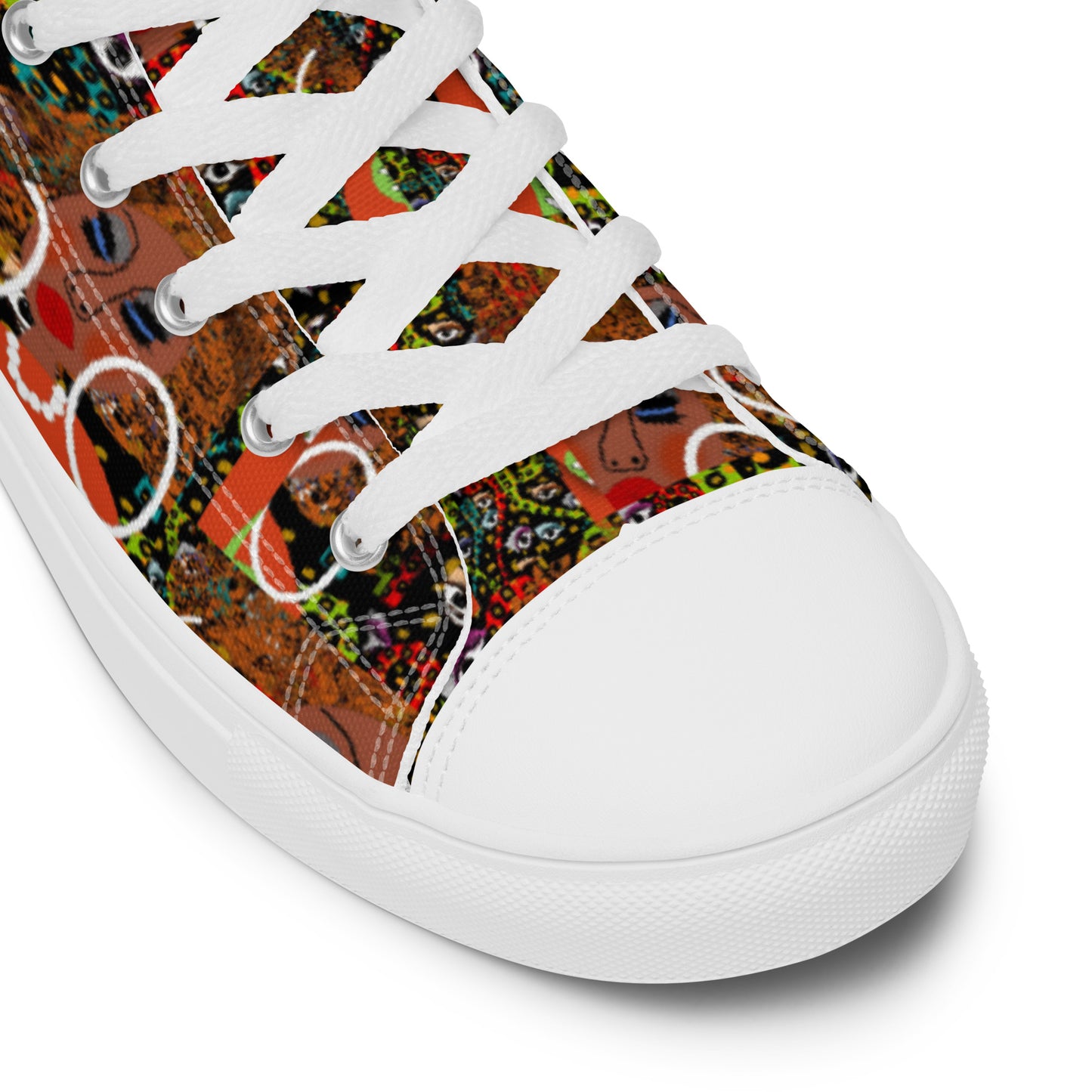 Women’s high top canvas shoes