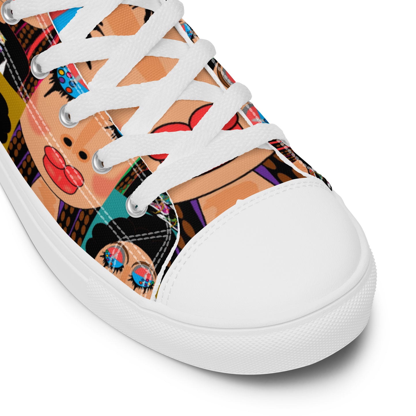 Women’s high top canvas shoes