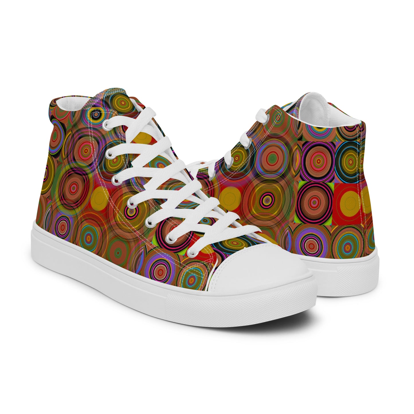 Women’s high top canvas shoes