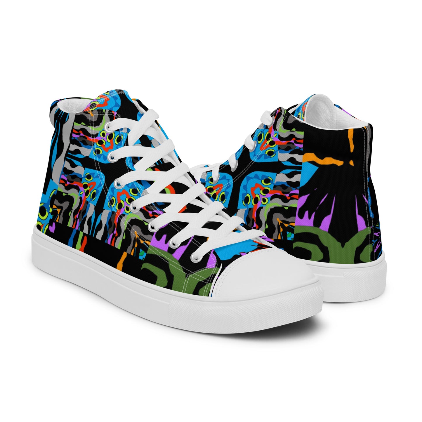 Women’s high top canvas shoes