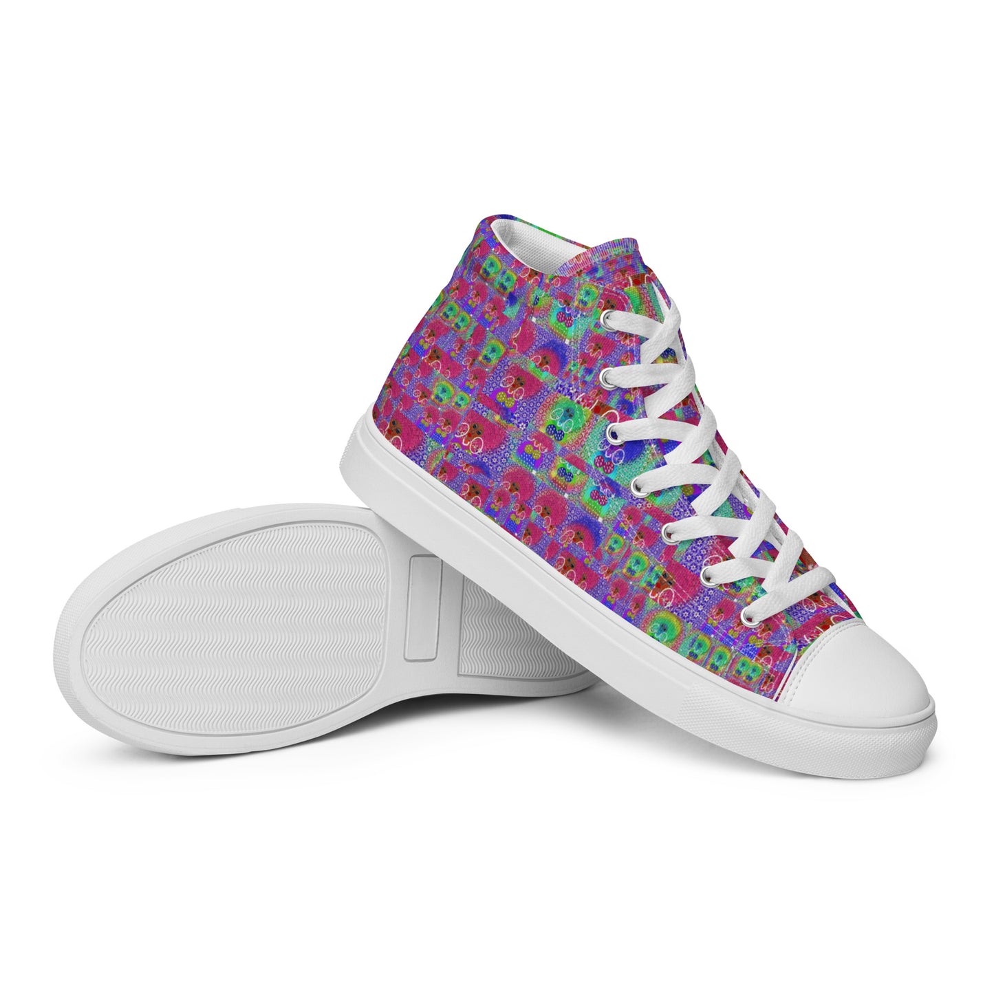 Women’s high top canvas shoes