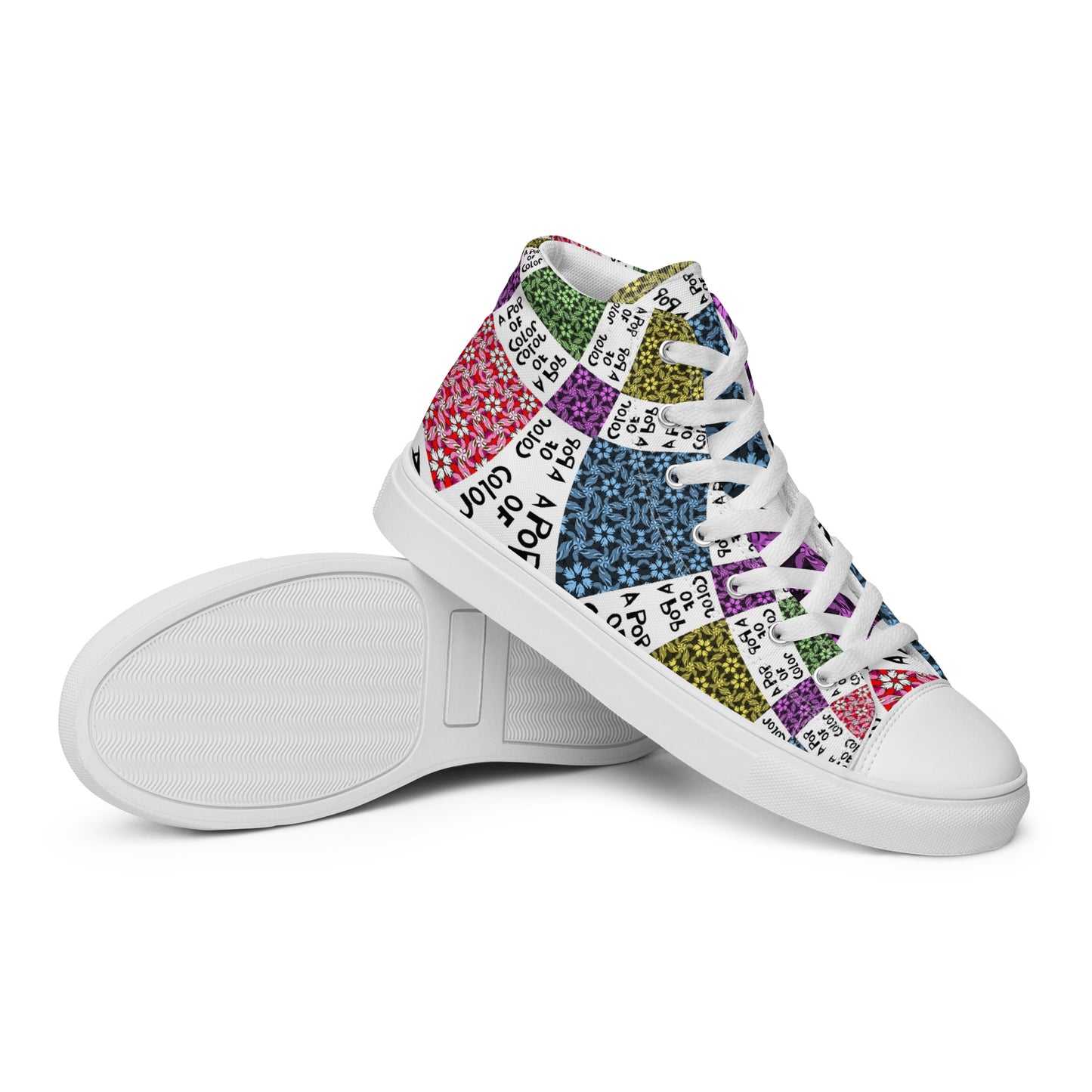 Women’s high top canvas shoes