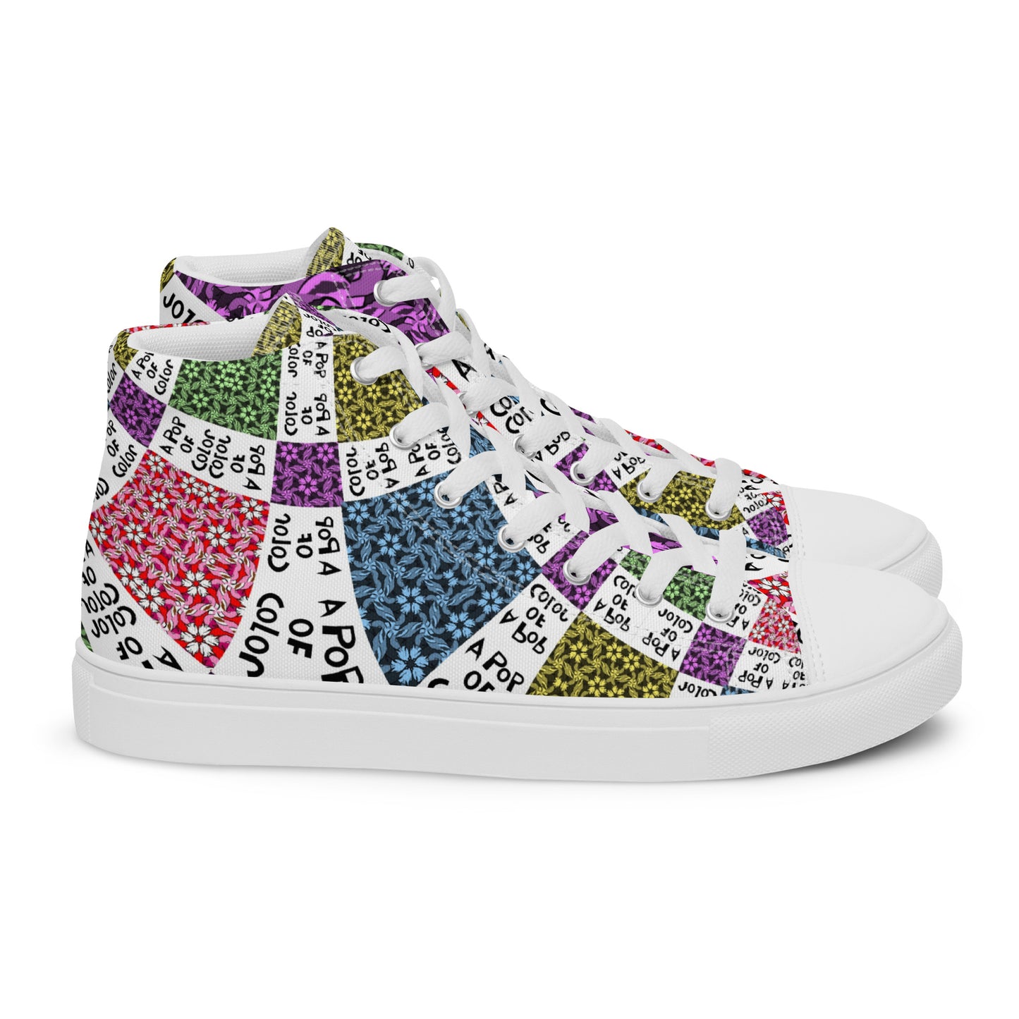 Women’s high top canvas shoes