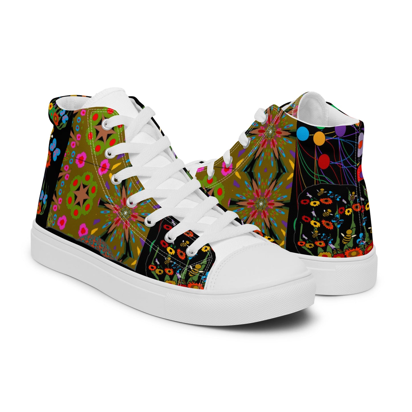 Women’s high top canvas shoes