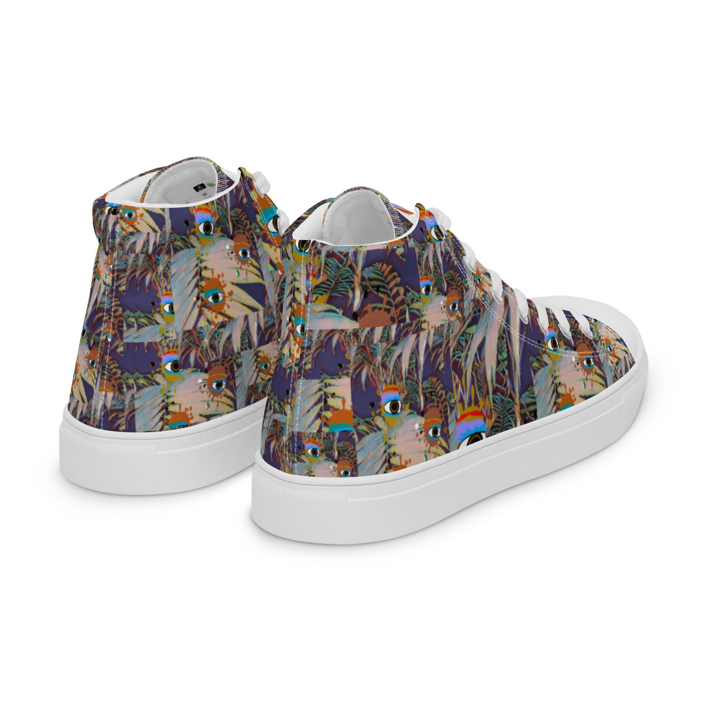 Women’s high top canvas shoes