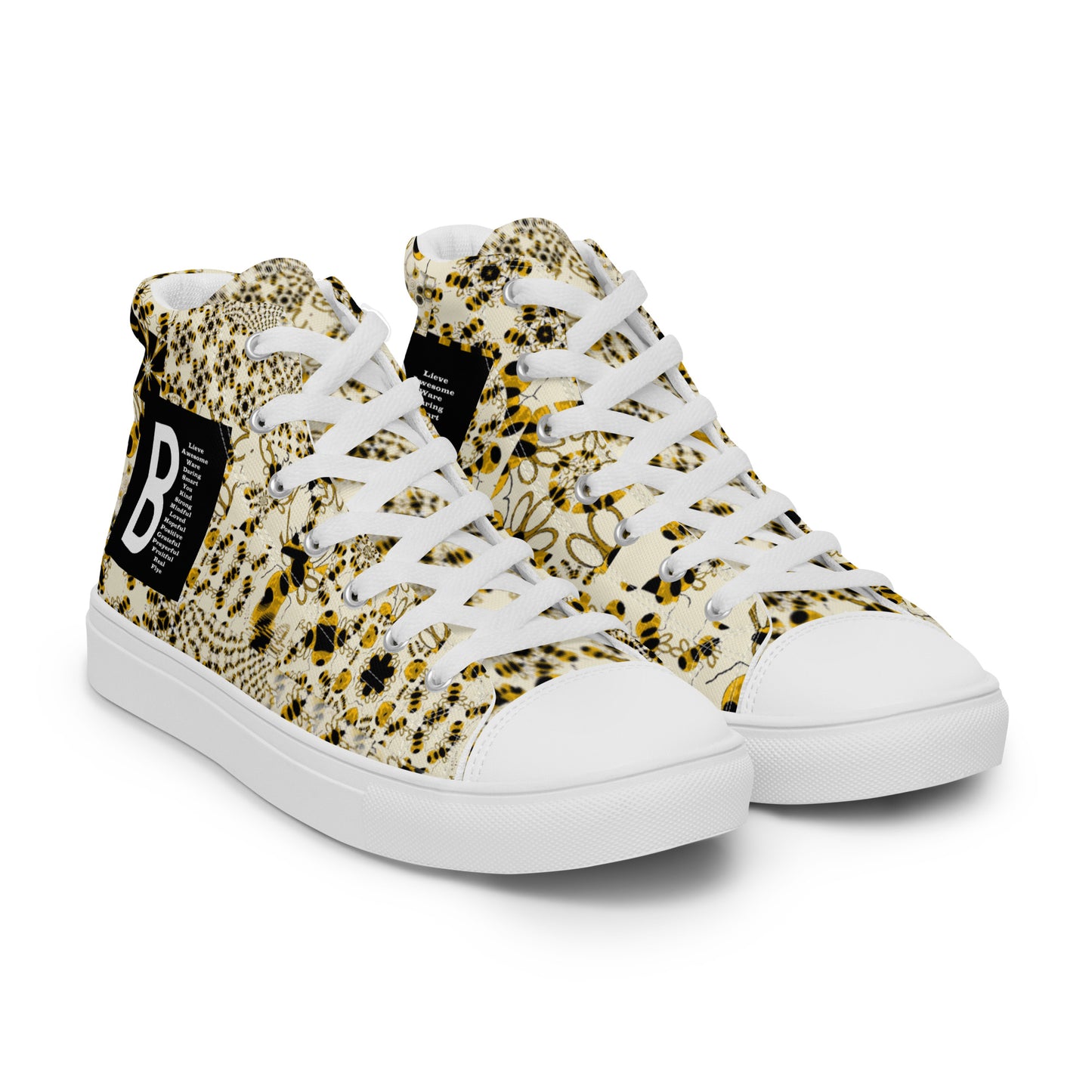 Women’s high top canvas shoes