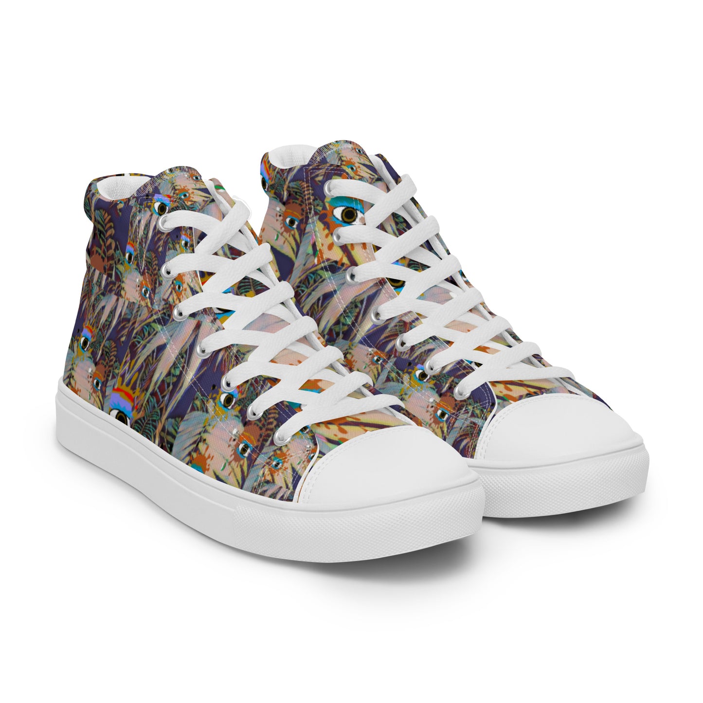 Women’s high top canvas shoes